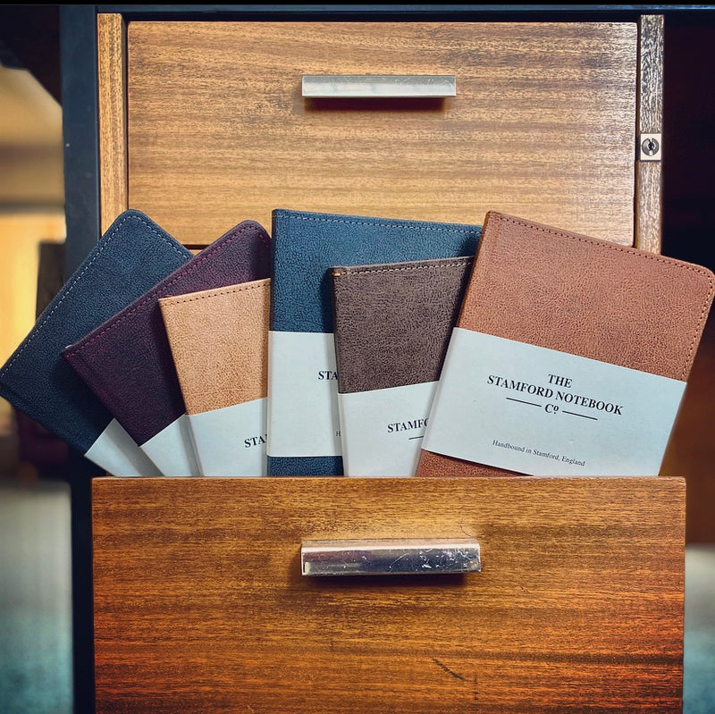 The NEW Stitched Vintage Recycled Leather Notebook and Diary