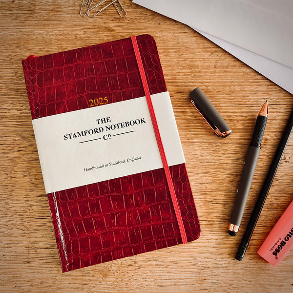 The Mock Croc Embossed Diary