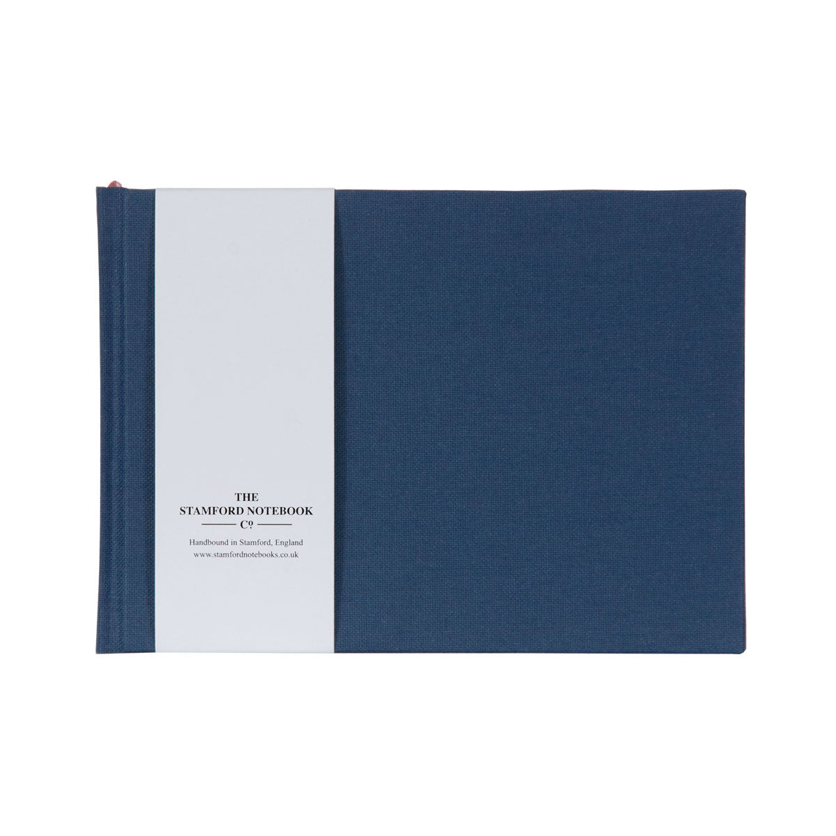 Artists Sketch Book Natural Canvas Marine Blue