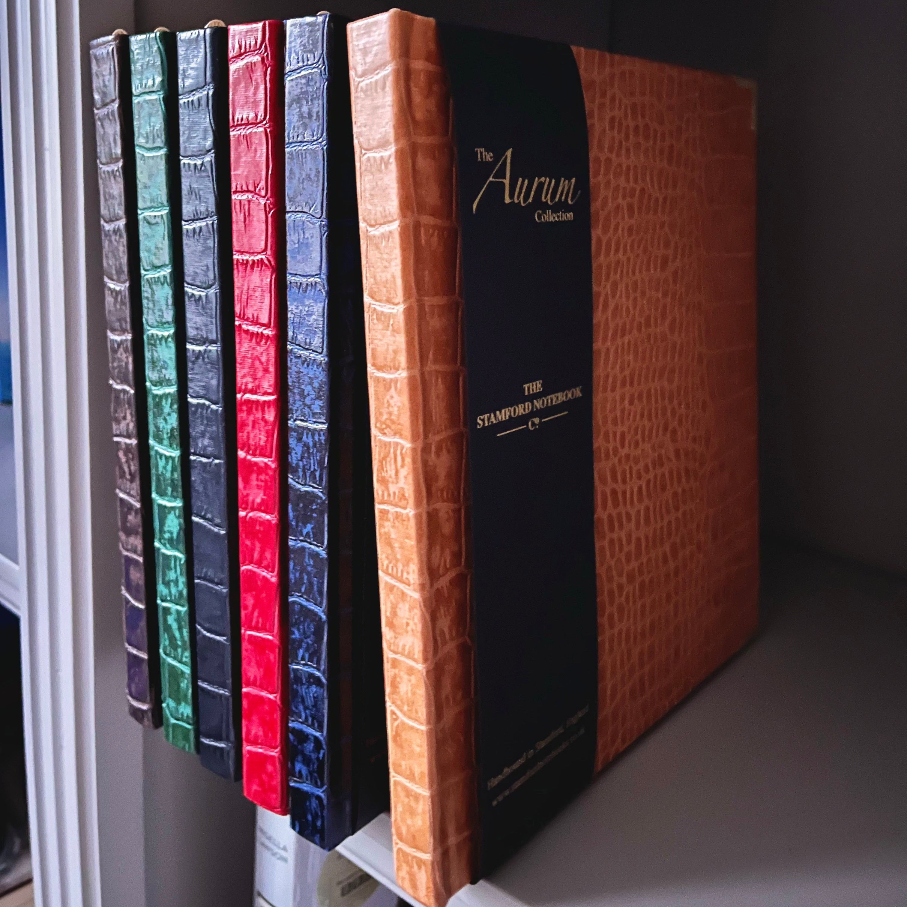 The Luxury Aurum Croc Notebook Collection