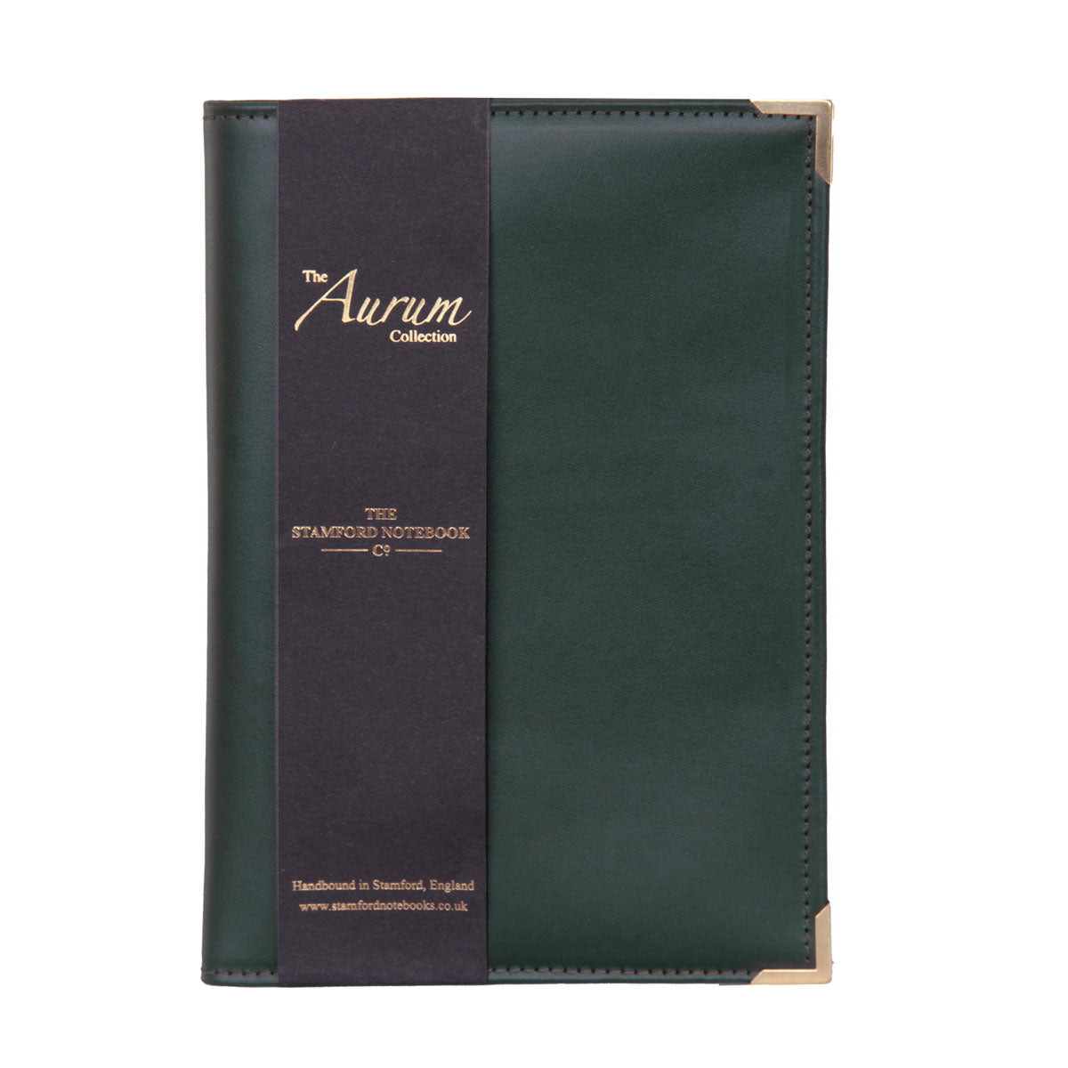 The Aurum Leather Cahier Cover - Green