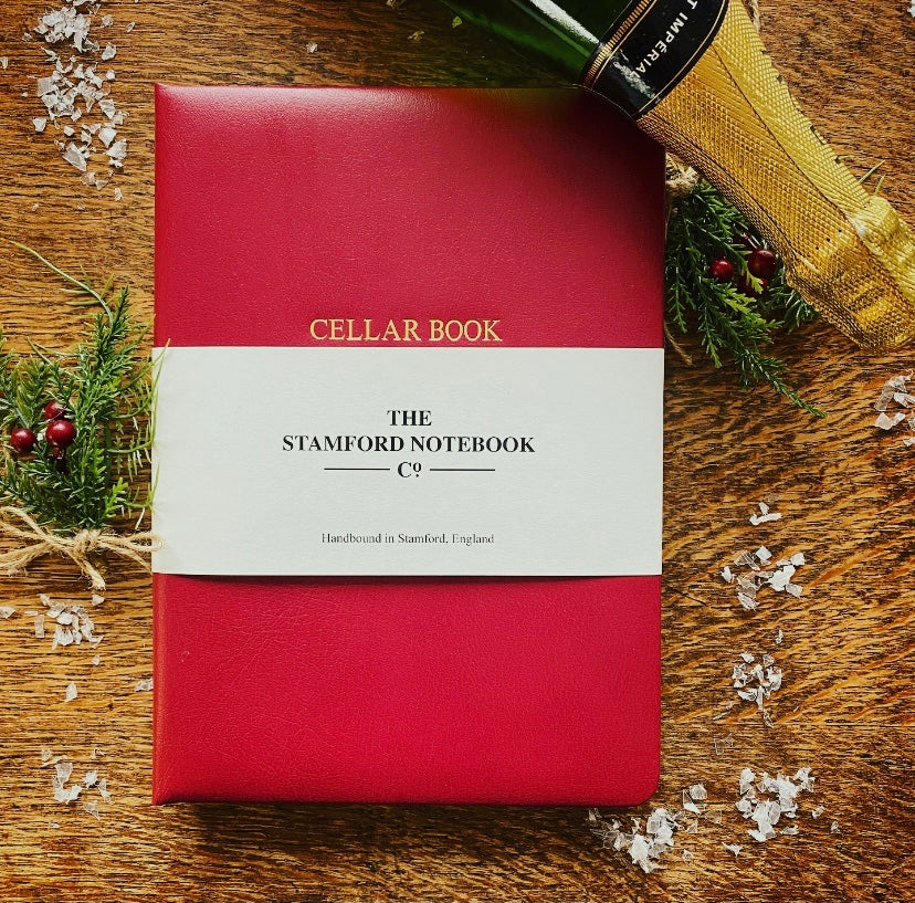Leather Wine Cellar Book - Claret