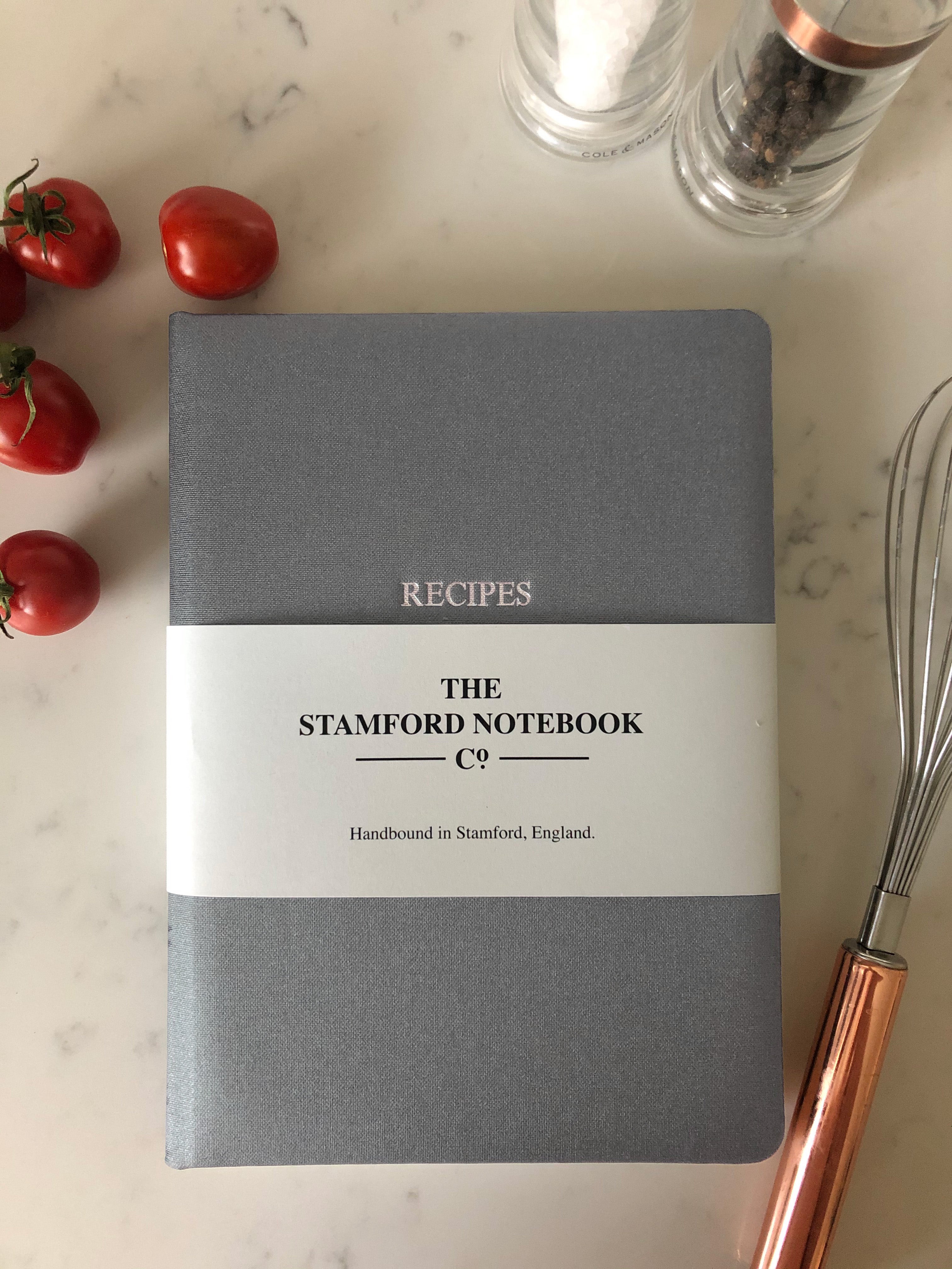 Lifestyle Image of bespoke recipe journal
