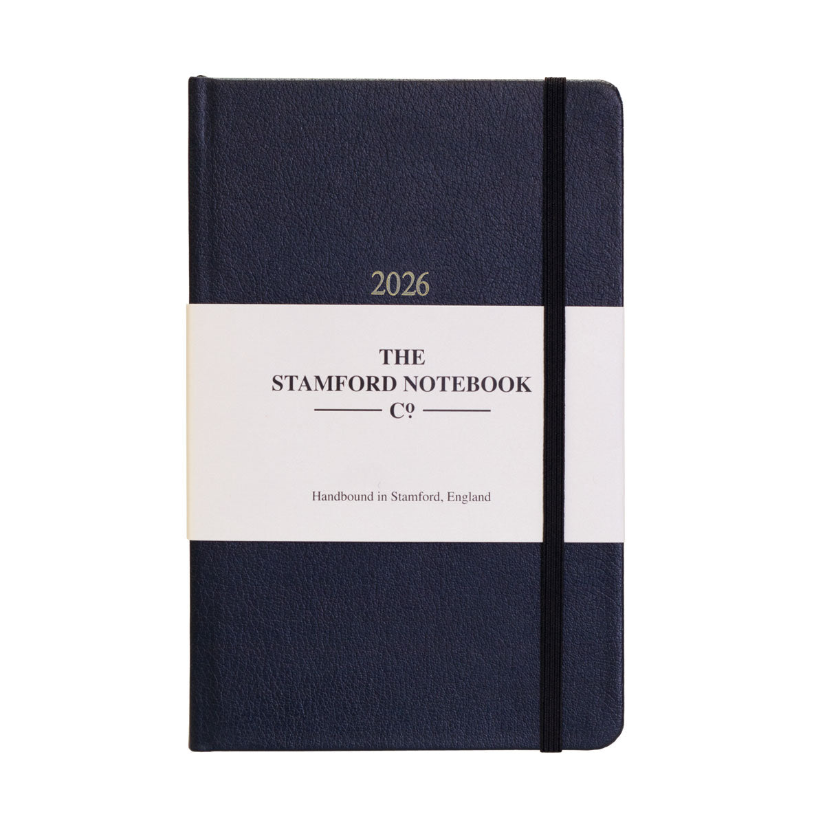 The Recycled Leather Diary - Navy Blue