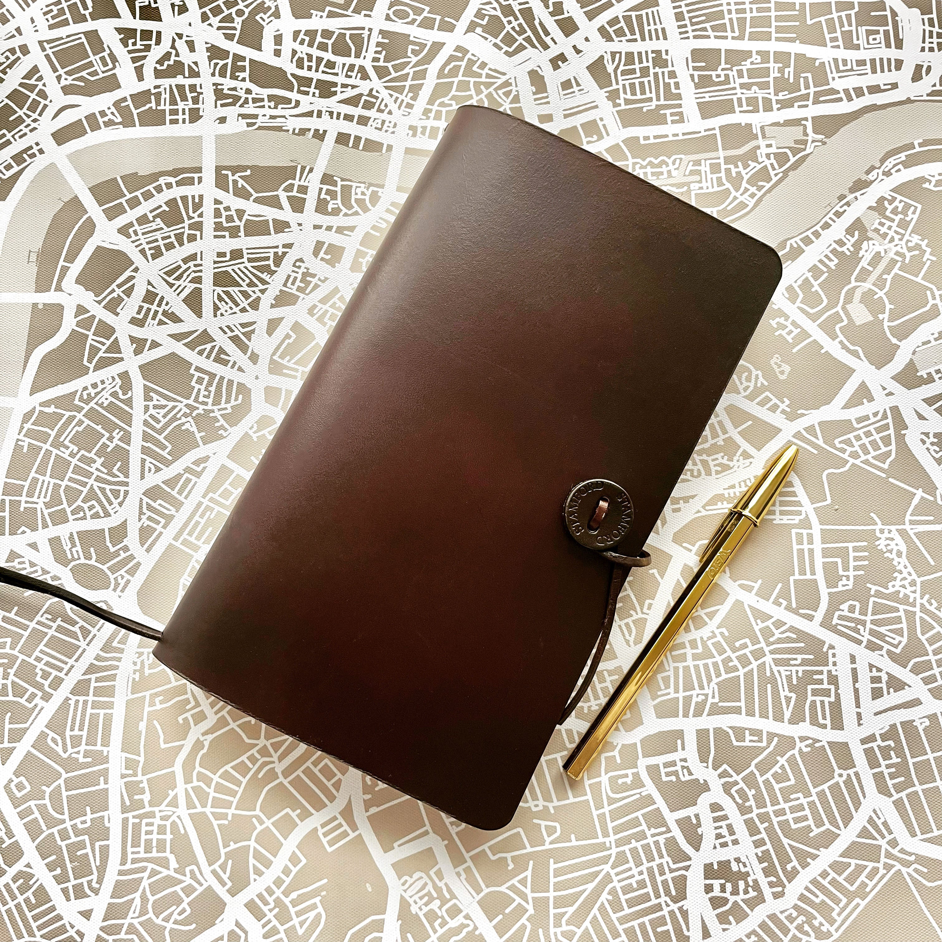 The Travellers Journal Classic Range - Dark Brown