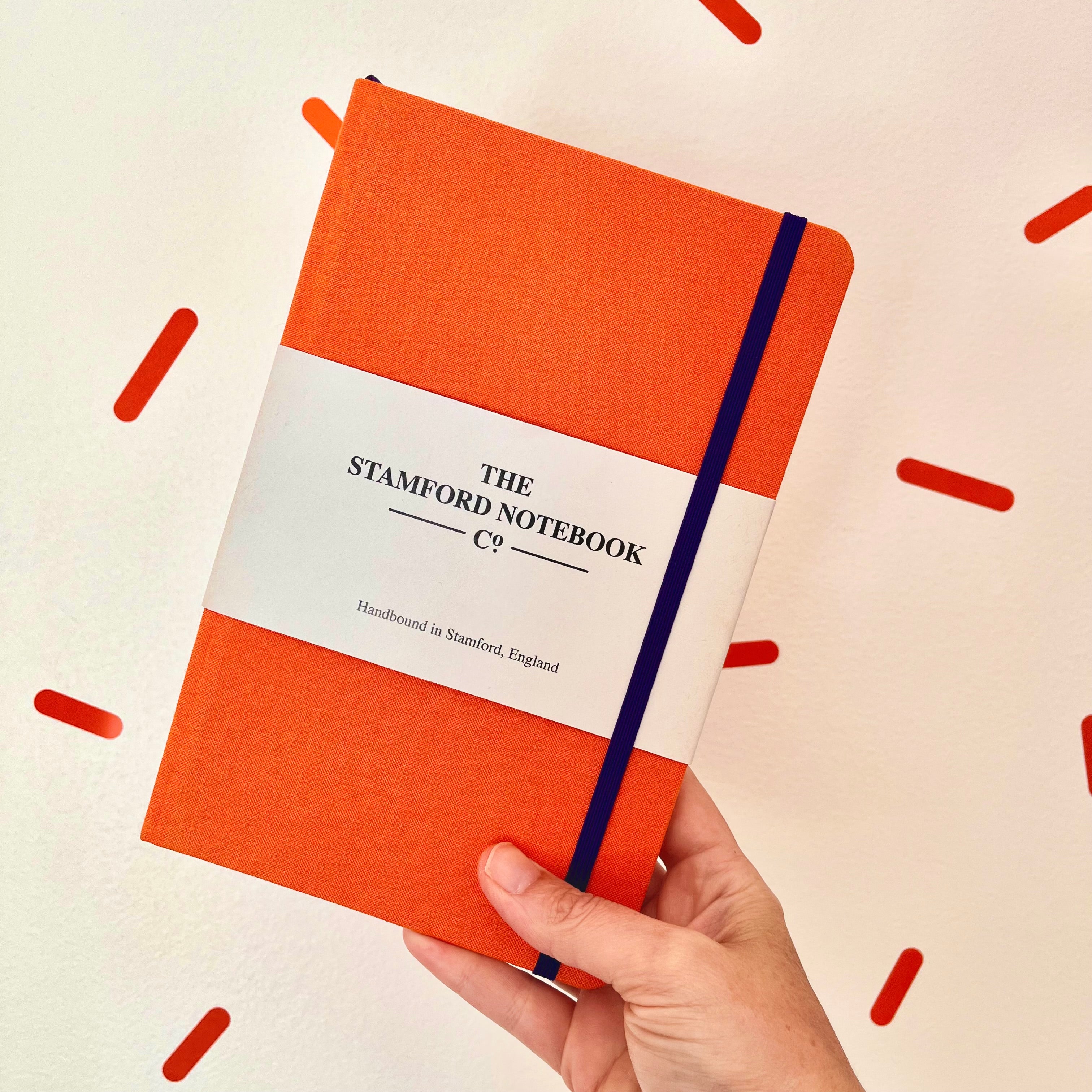 The Woven Cloth Notebook - Tangerine