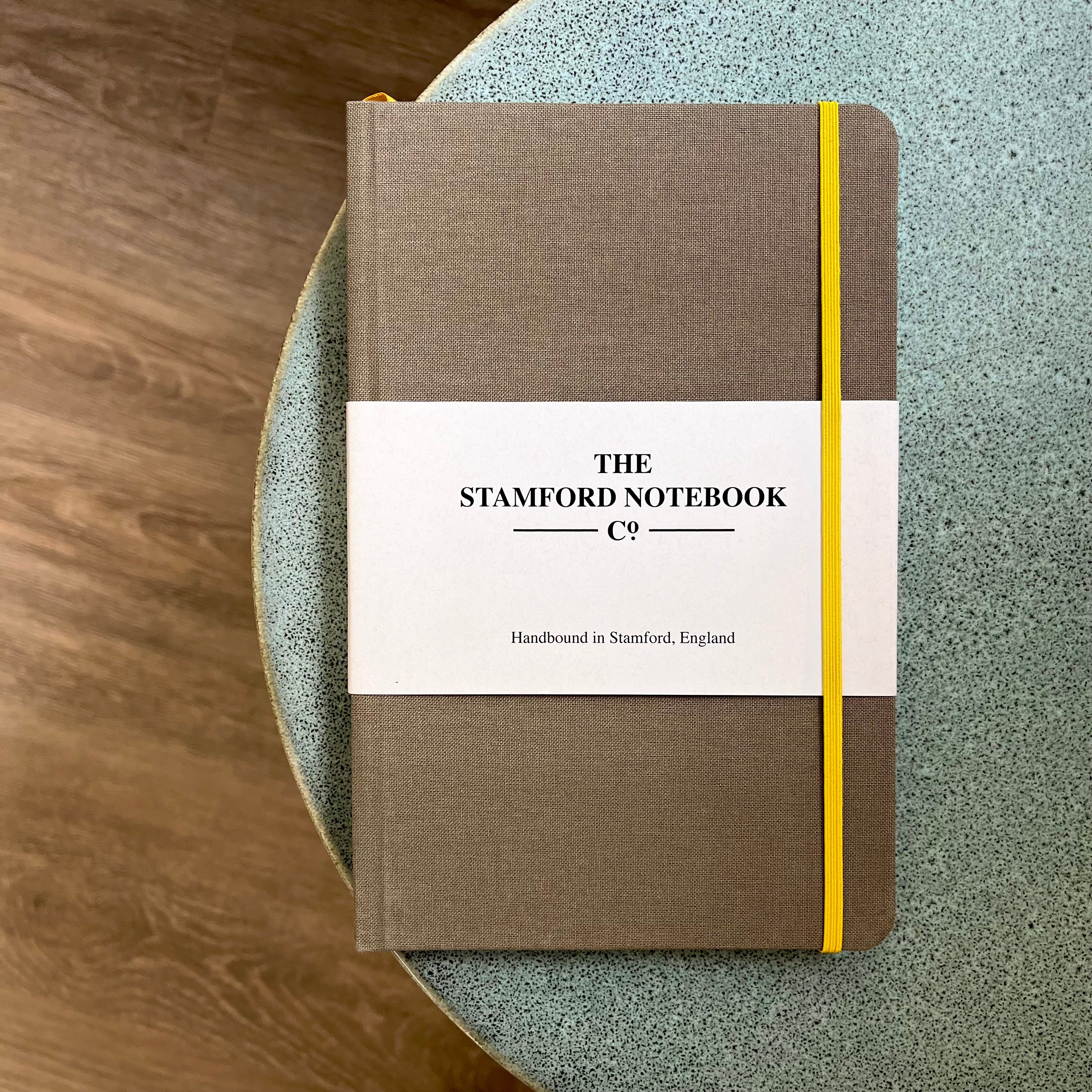 The Woven Cloth Notebook - Khaki