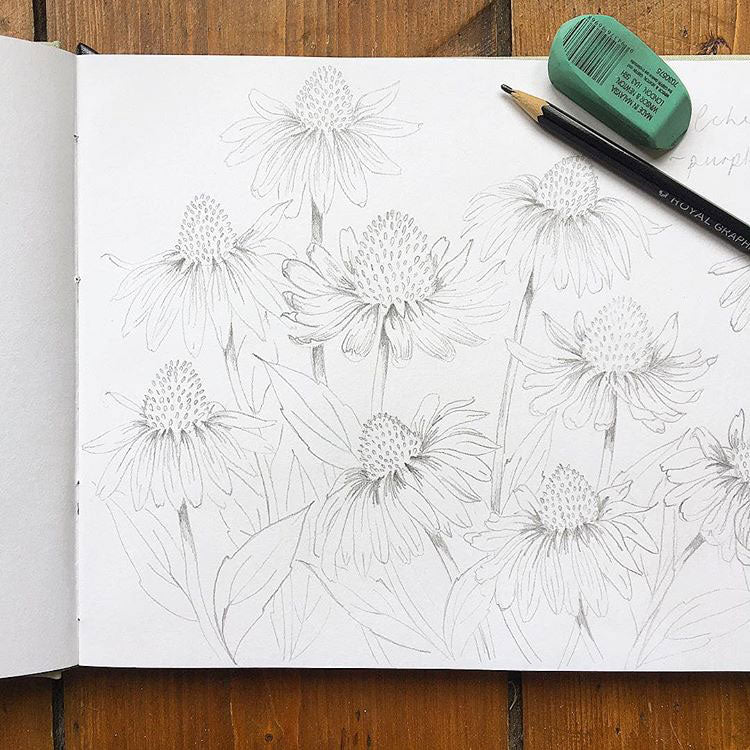 Page Layout of Artists Sketchbook