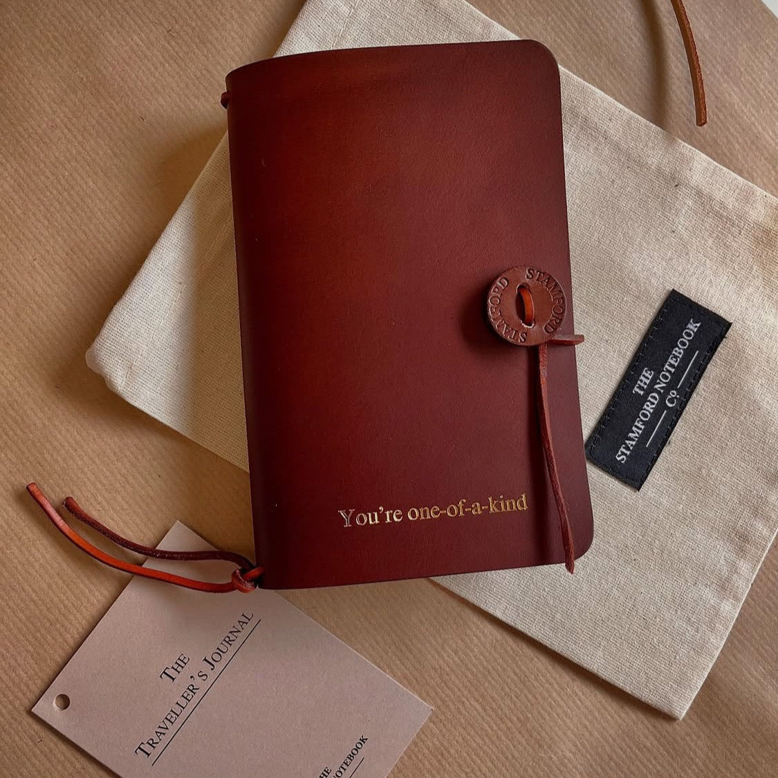 The Travellers Journal Classic Range - Mid Brown