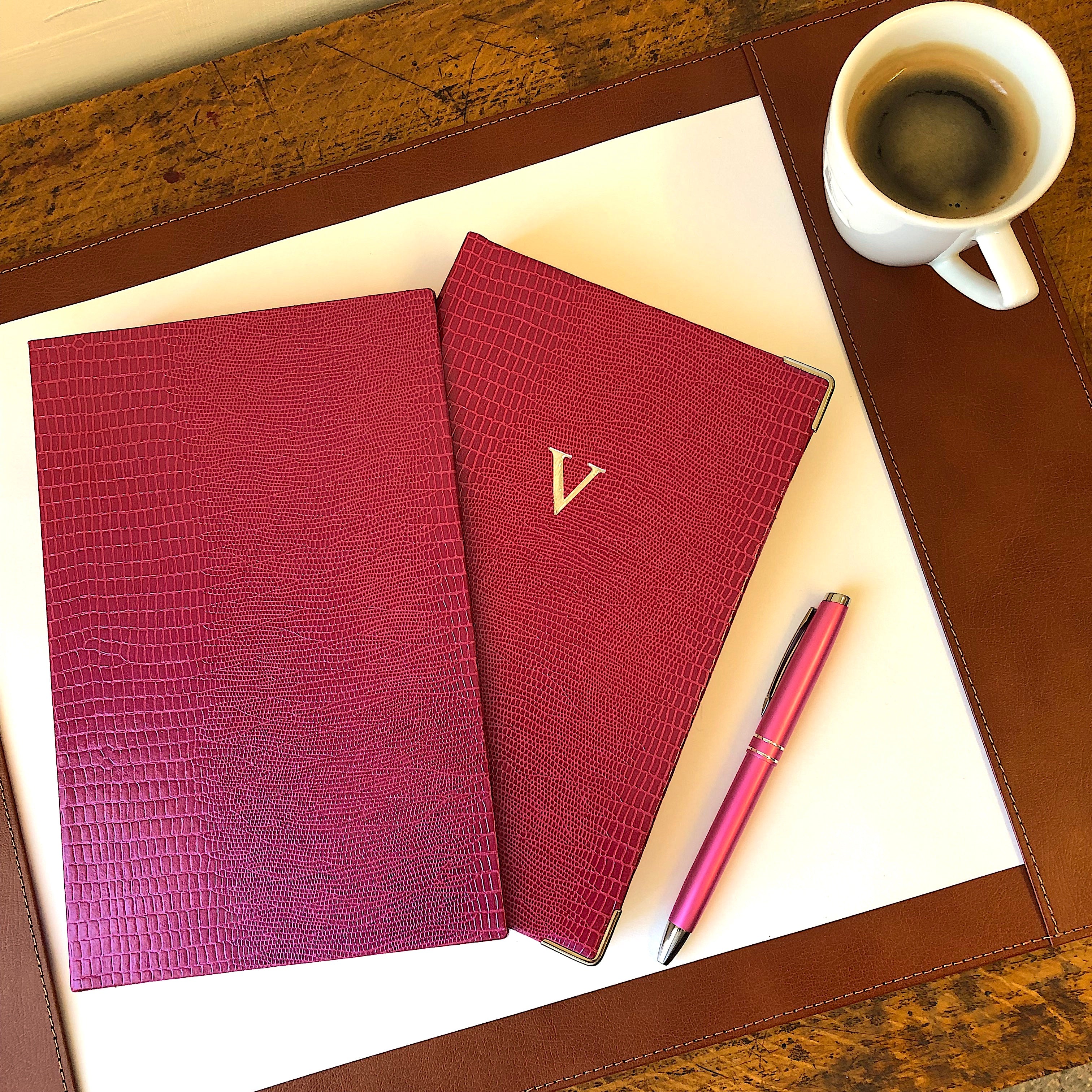 Luxury Five Year Diary - Fuxia