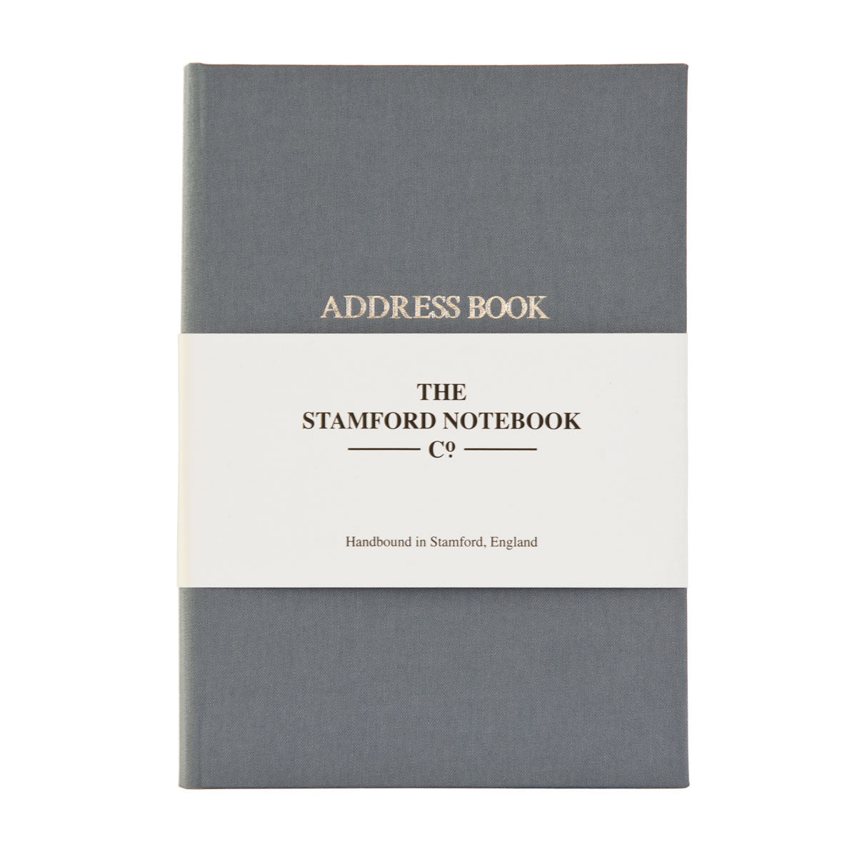 Hand Bound Woven Cloth Address Book - Allium