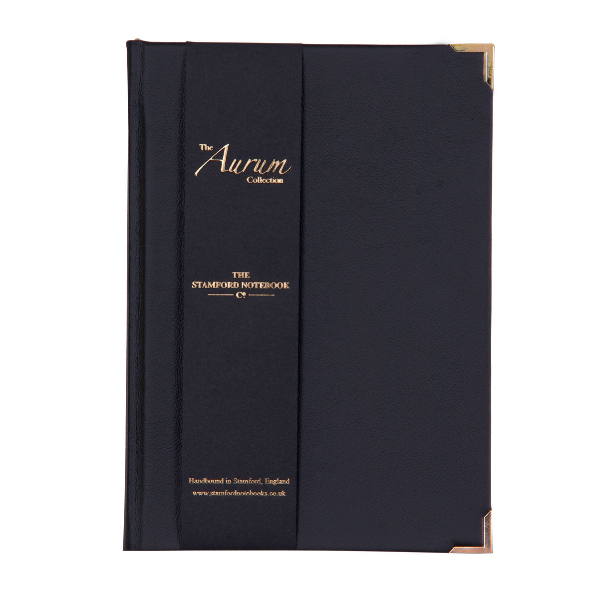 Aurum Leather Notebook Black