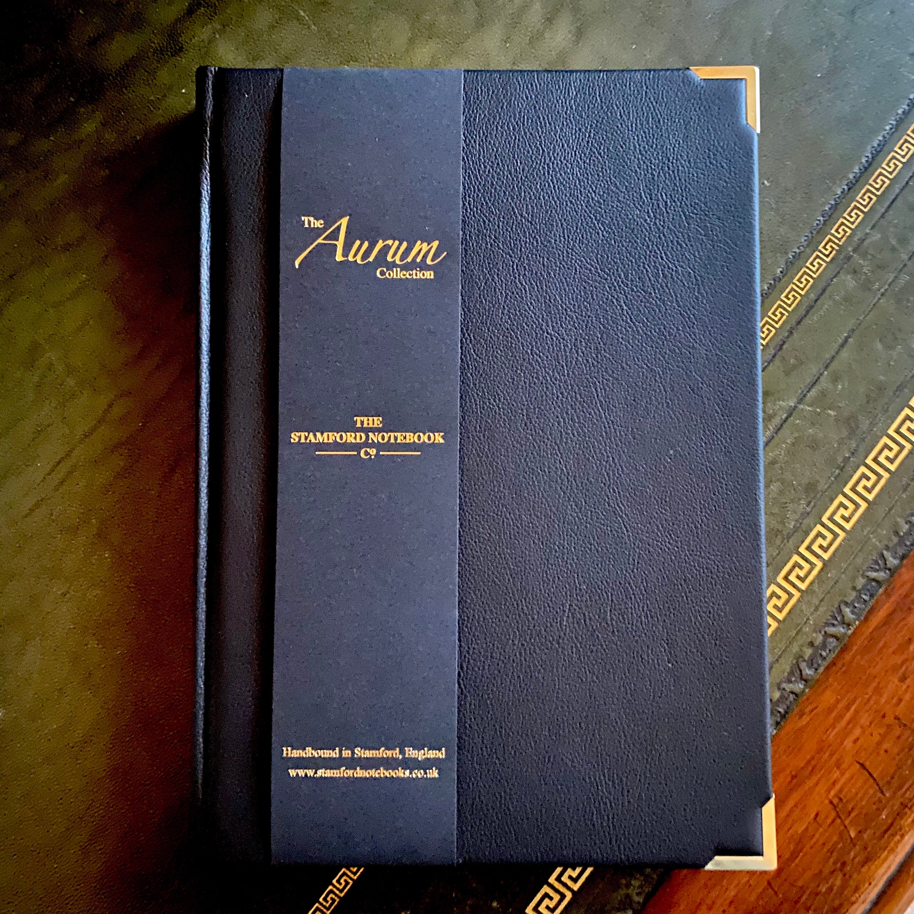 The Aurum Leather Notebook - Black