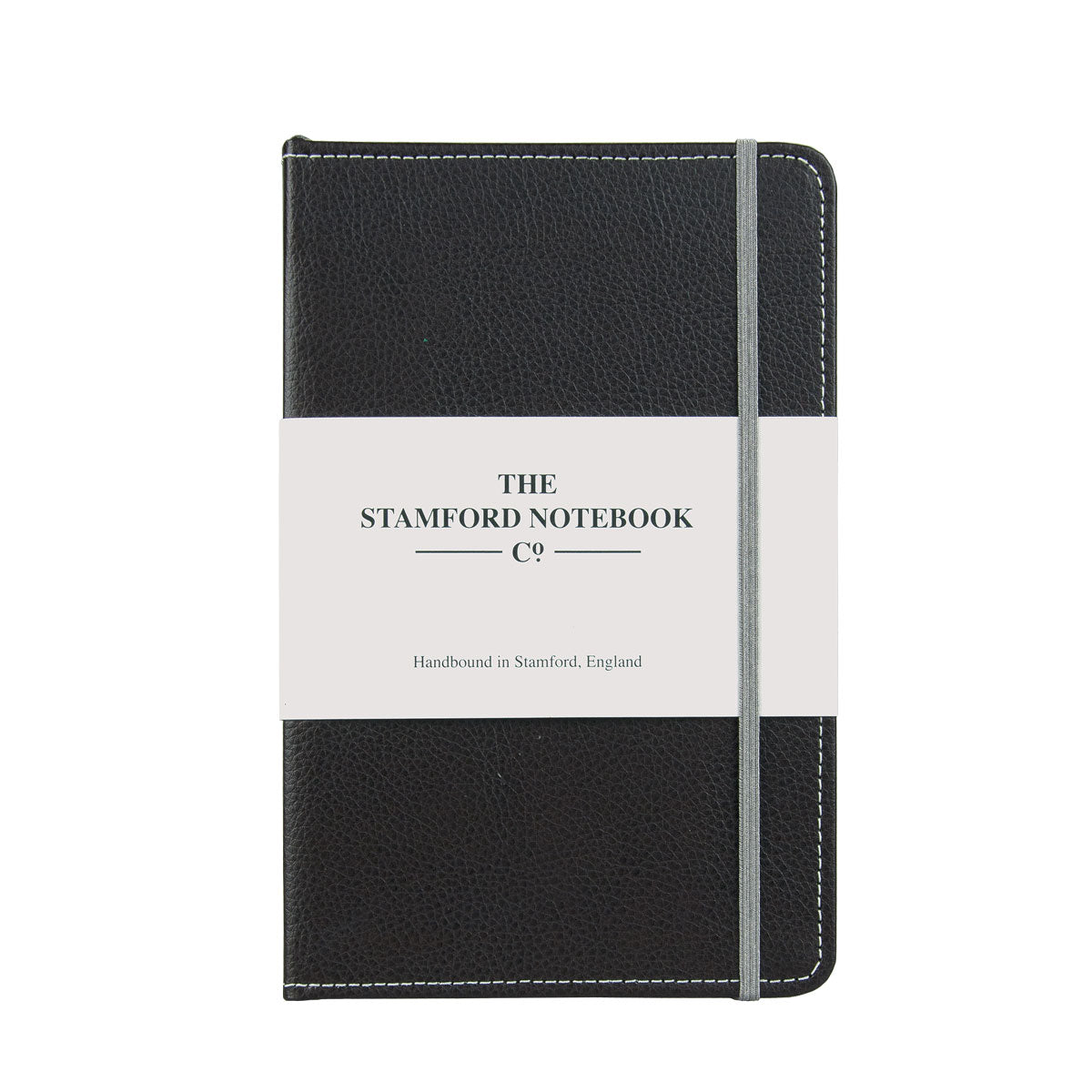 Stitched Leather Notebook - Dark Brown