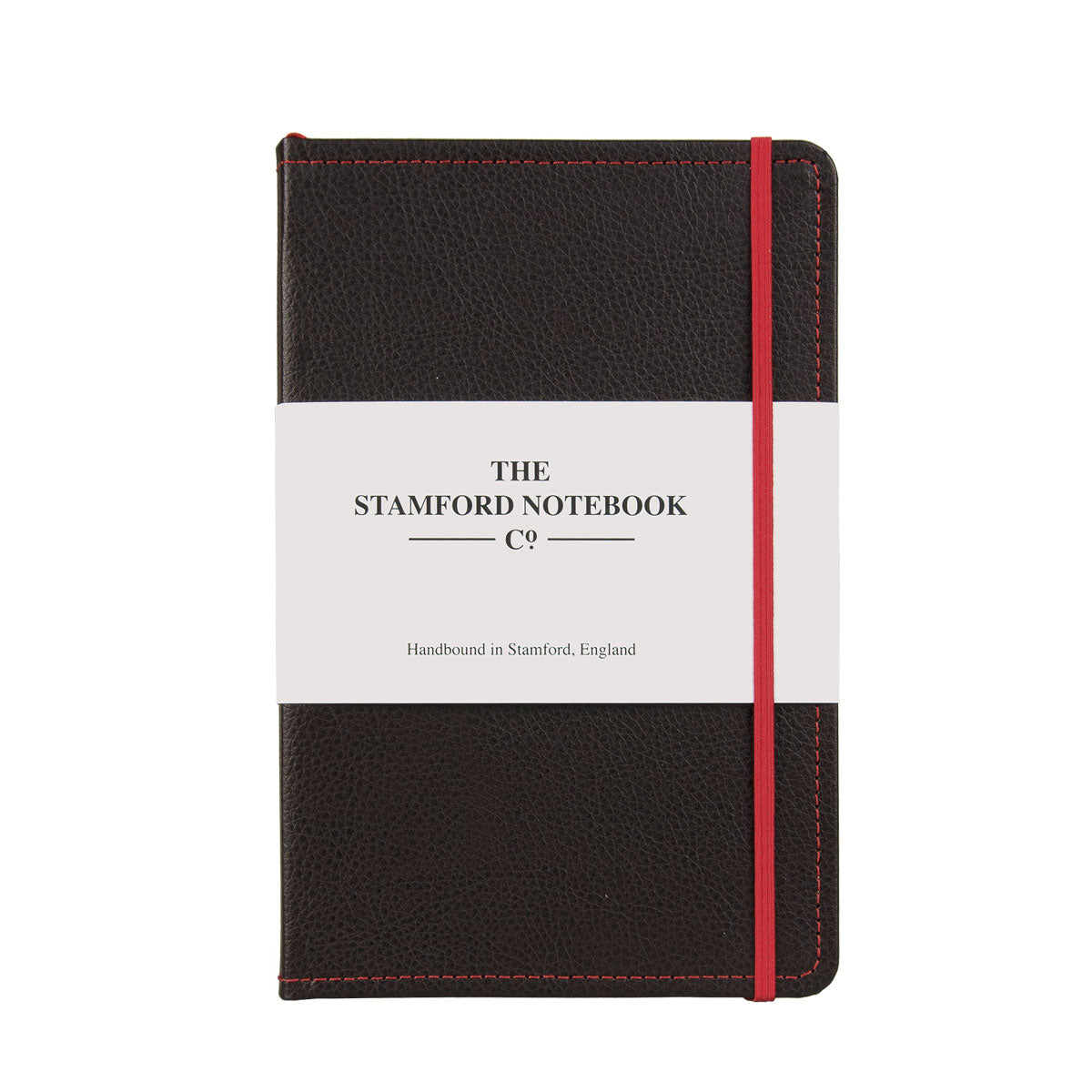 Stitched Leather Notebook - Dark Brown