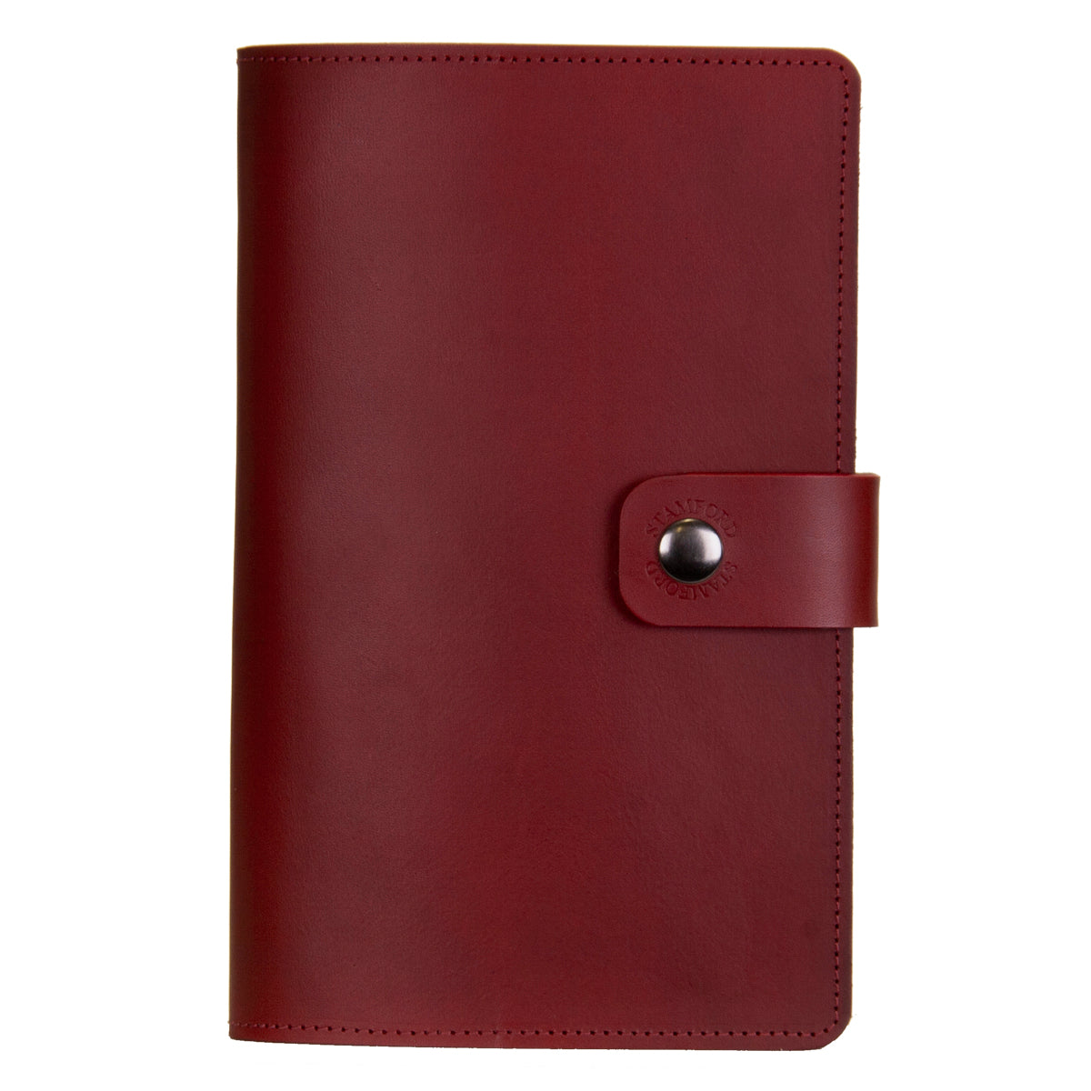 The Burghley Refillable Leather Journal Classic Range - Burgundy