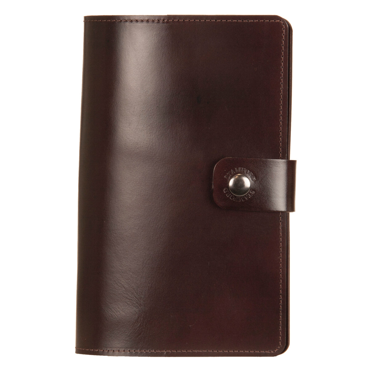The Burghley Refillable Leather Journal Classic Range - Dark Brown