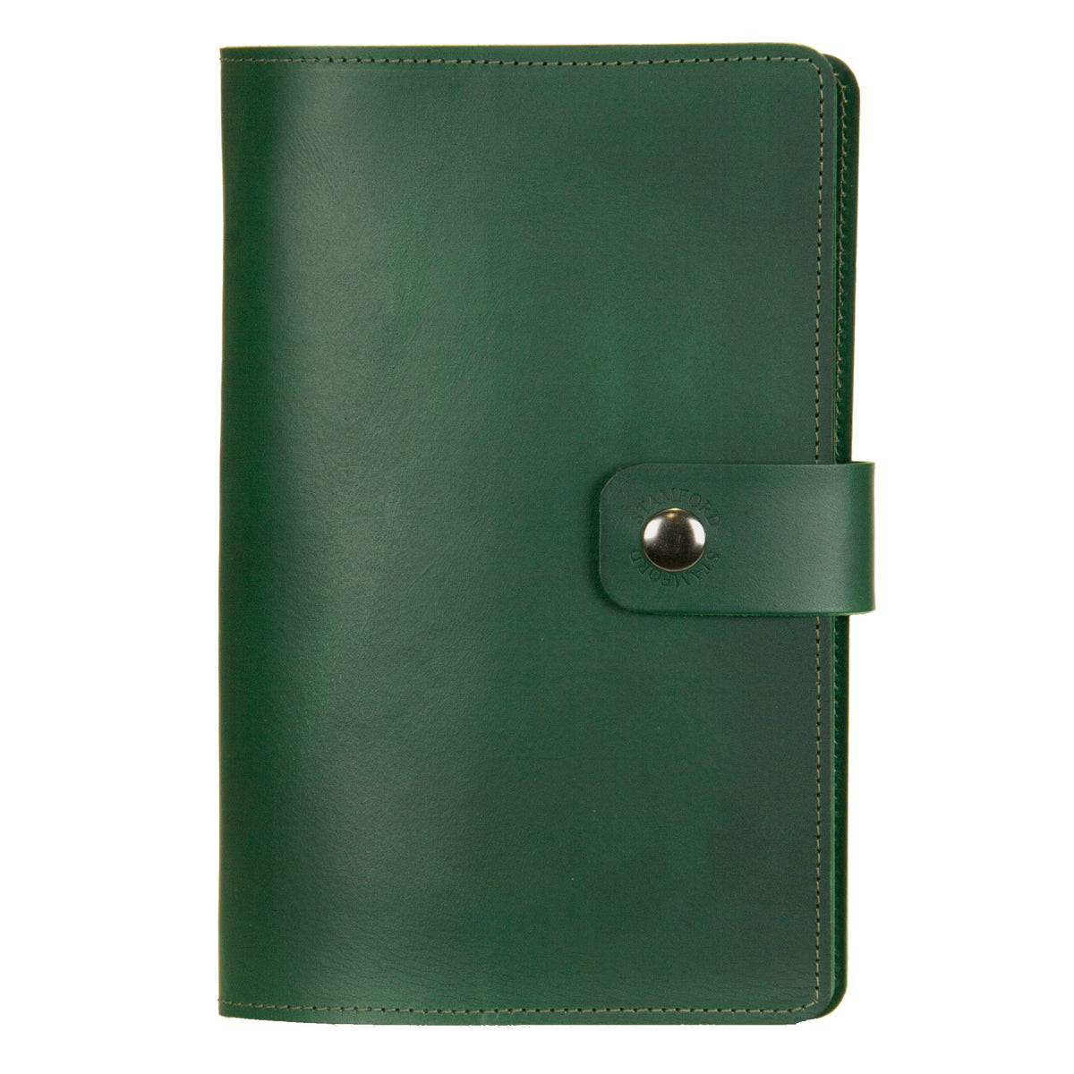 The Burghley Refillable Leather Journal Classic Range - Dark Green