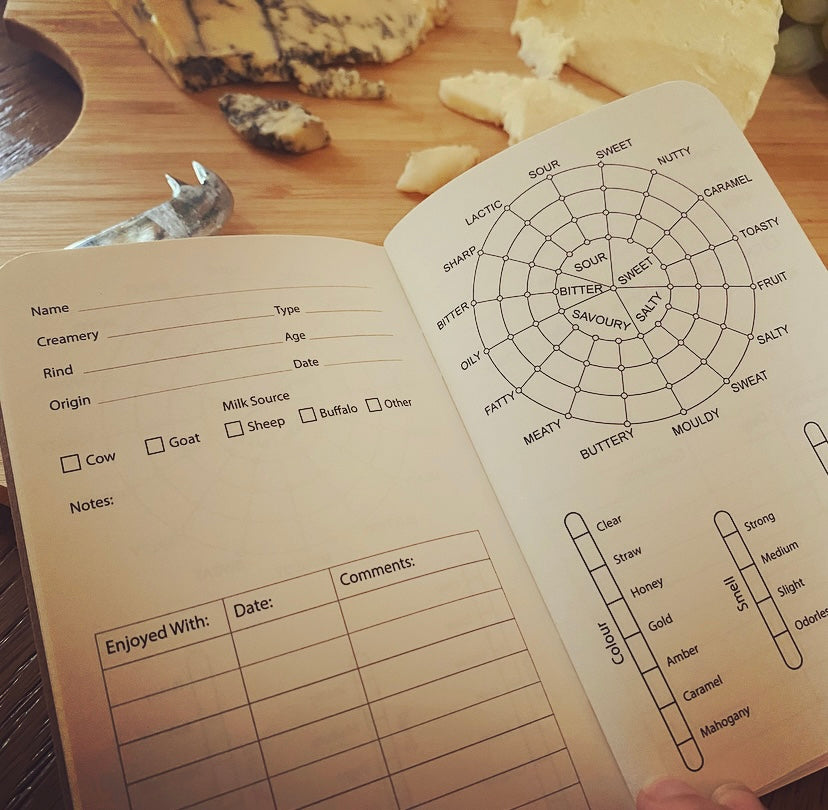cheese tasting page layout