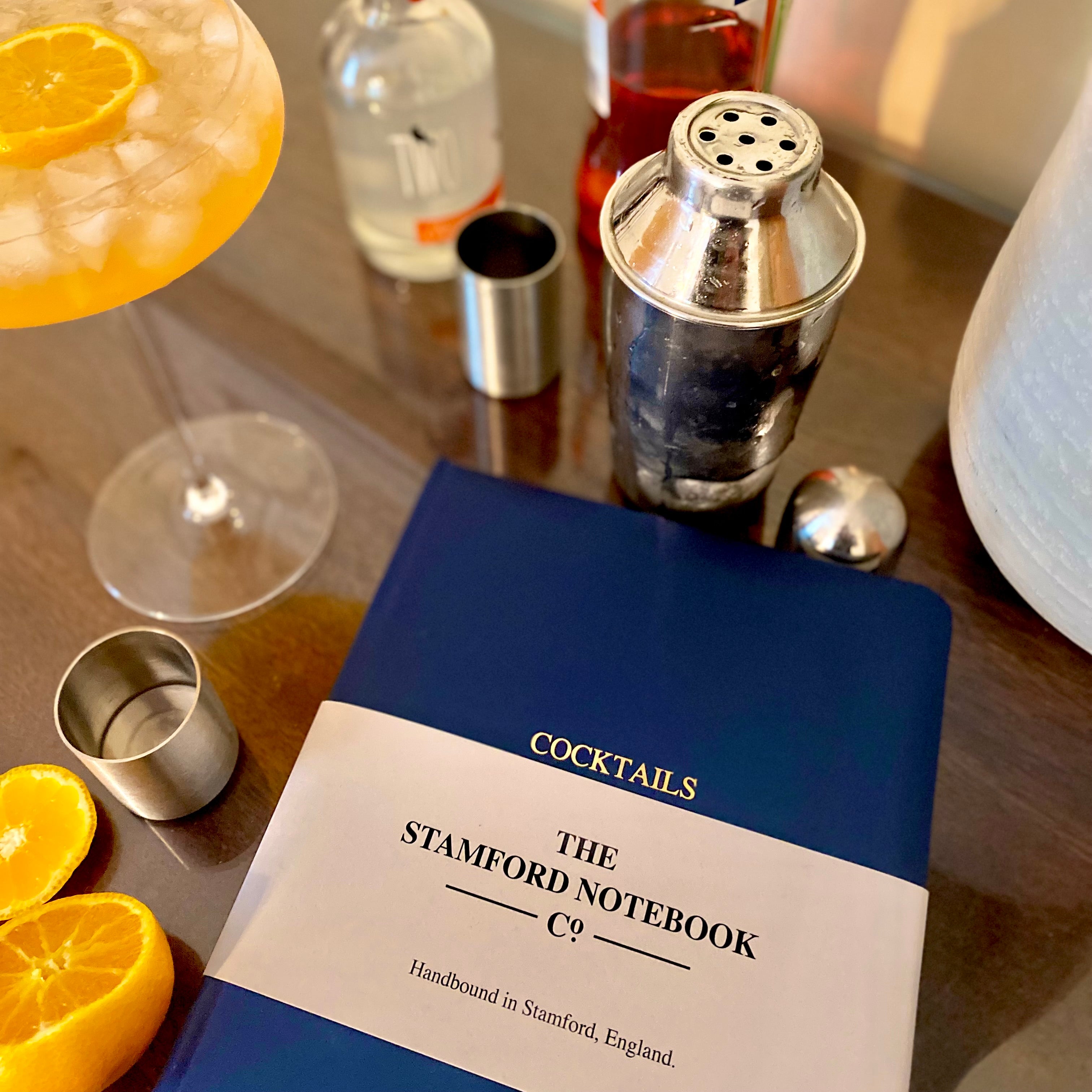Cocktail Recipe Journal - Cobalt