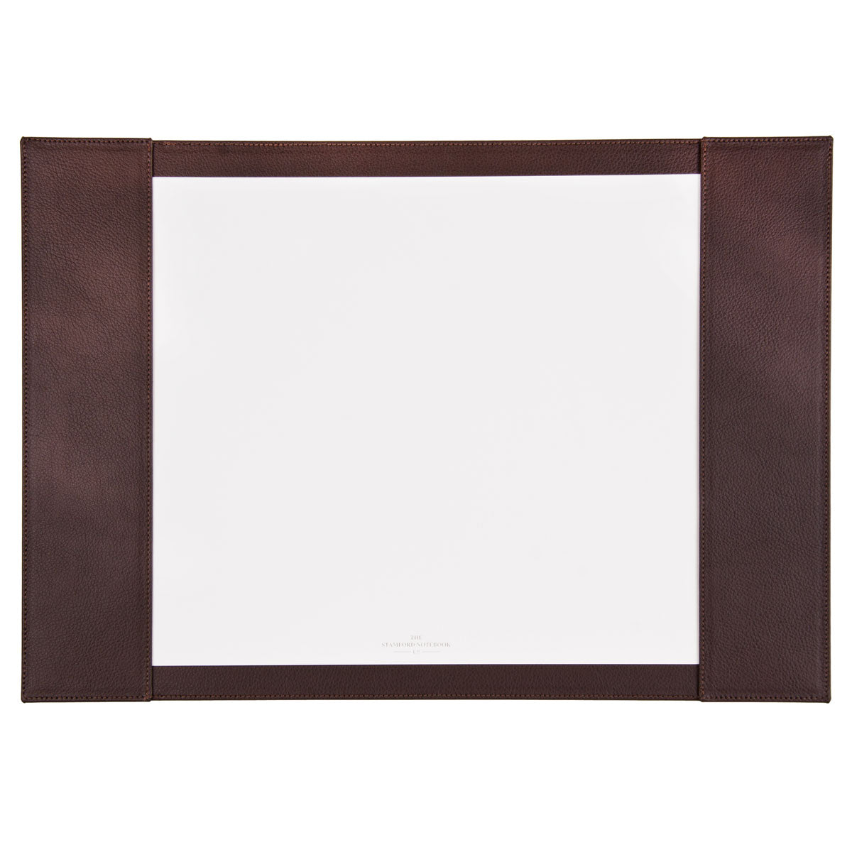 Leather Desk Blotter - Dark Brown