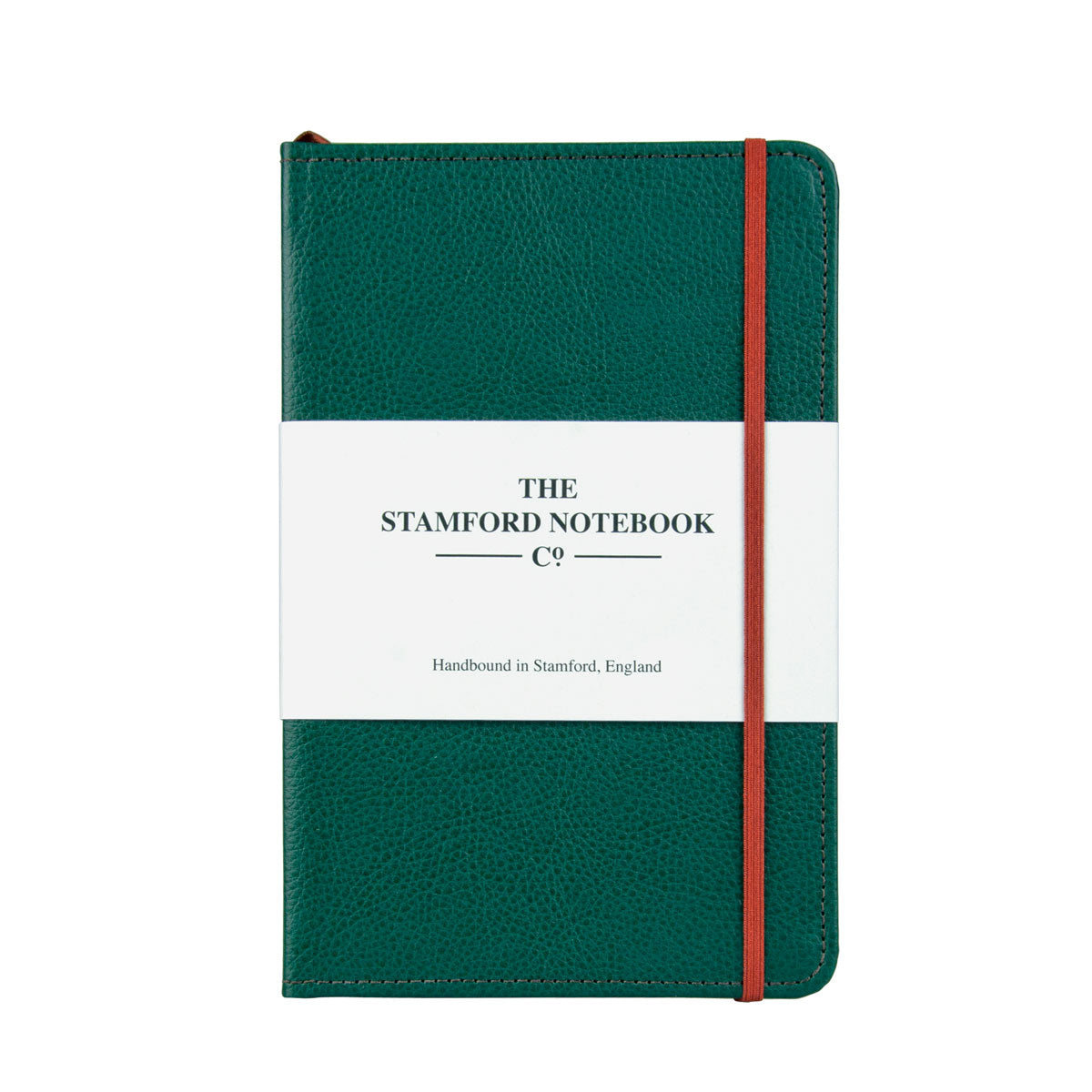 Stitched Leather Notebook - Green