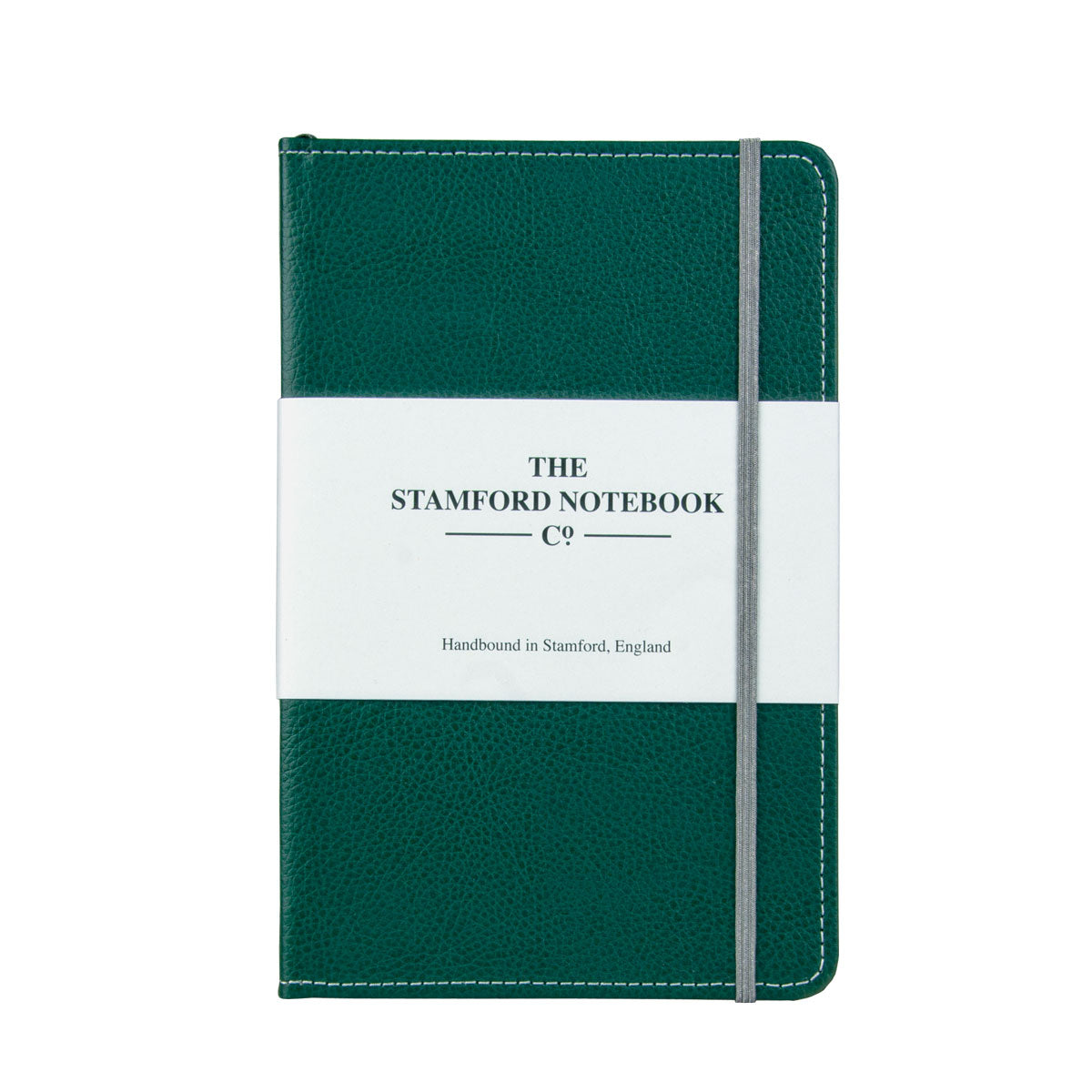 Stitched Leather Notebook - Green