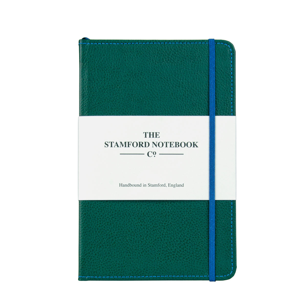 Stitched Leather Notebook - Green