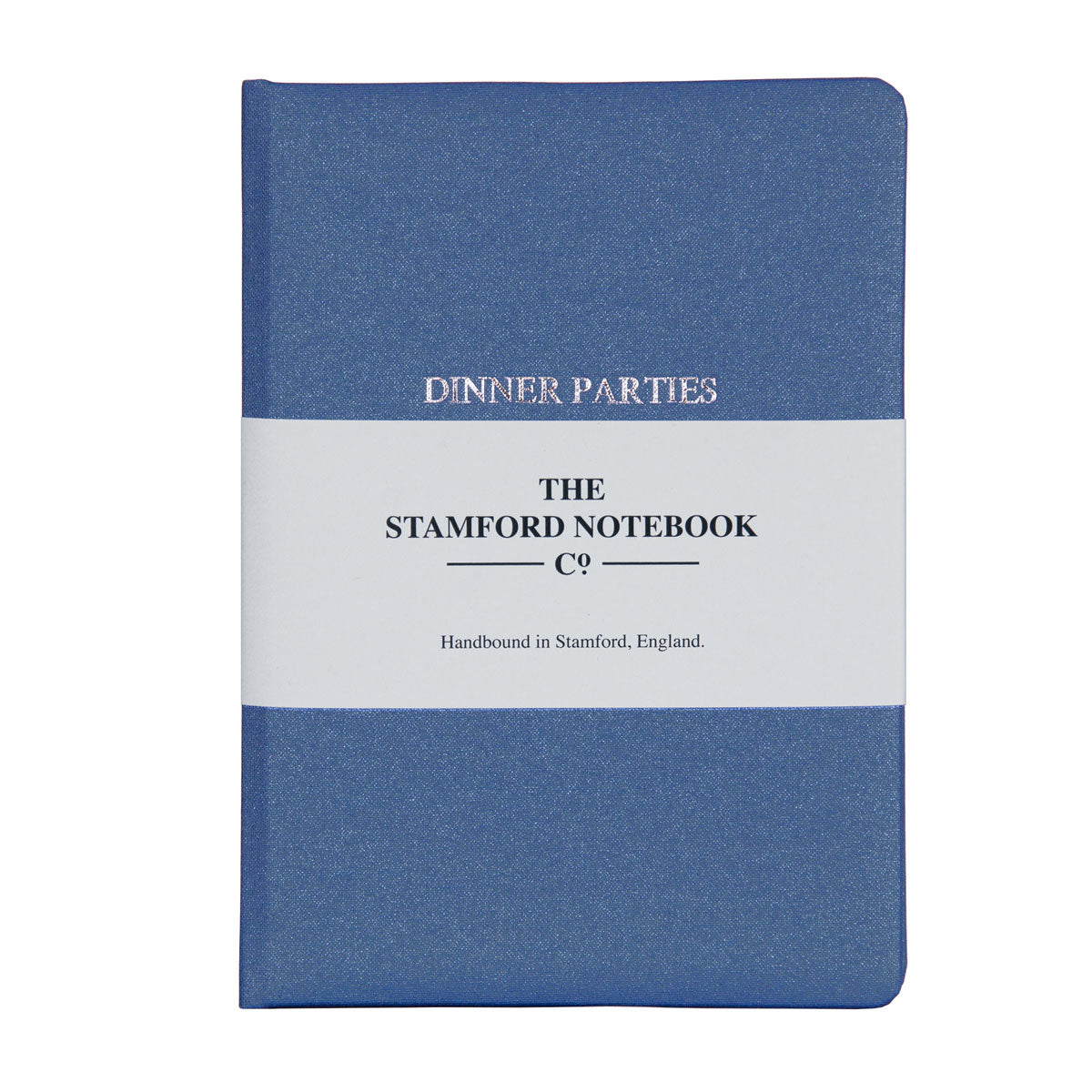 Metallic Buckram Dinner Party Book - Sapphire