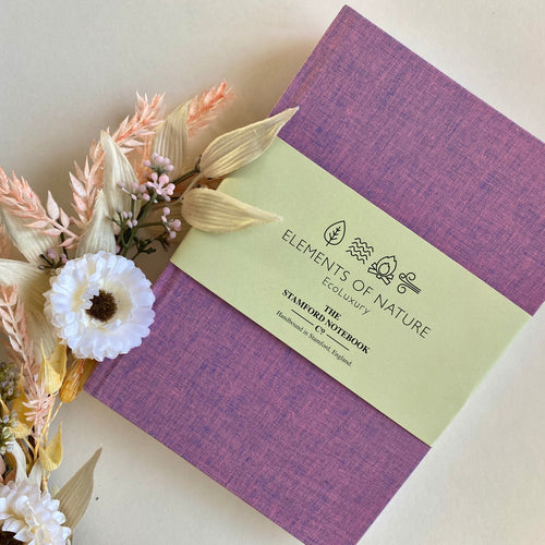 mothers day gift recycled vegan sustainable notebook personalised