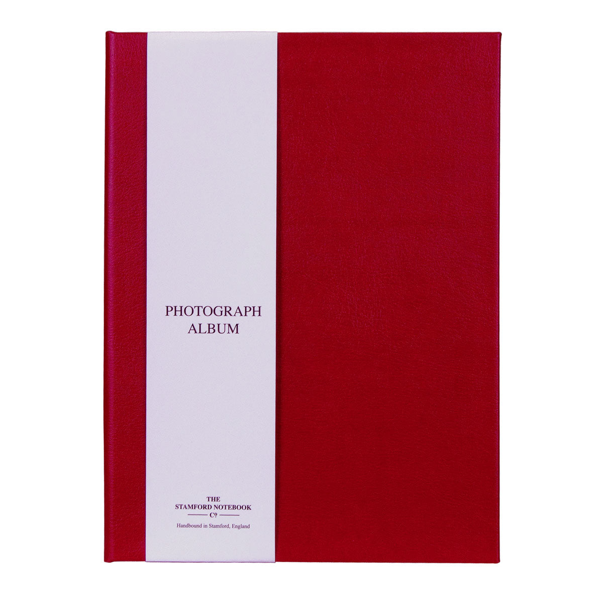 Leather Photograph Album - Claret