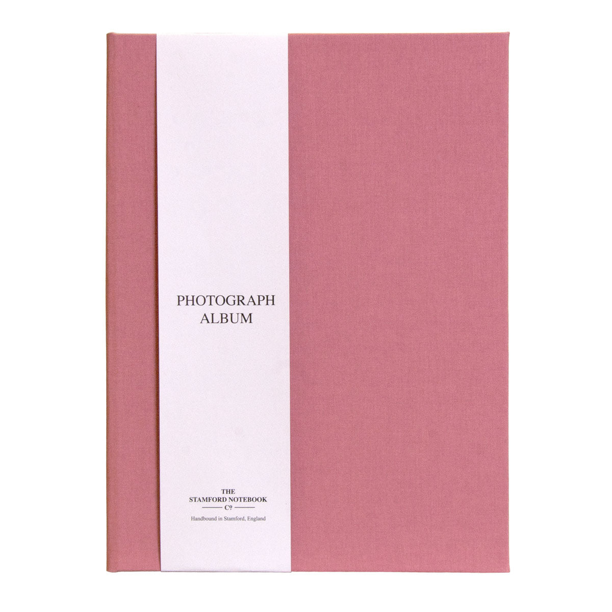 Woven Cloth Photograph Album - Rose Pink