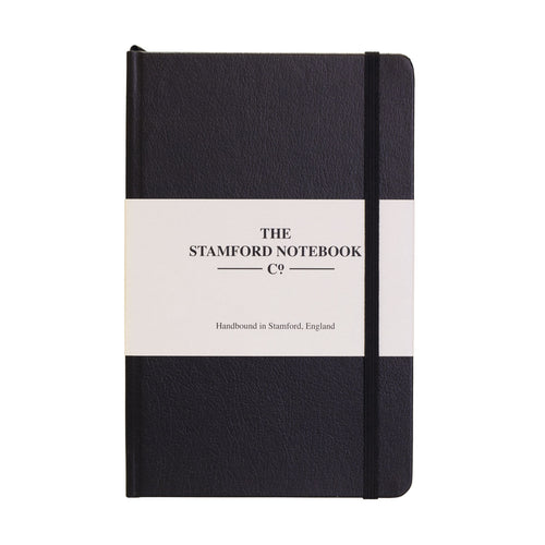 The Recycled Leather Notebook - Black