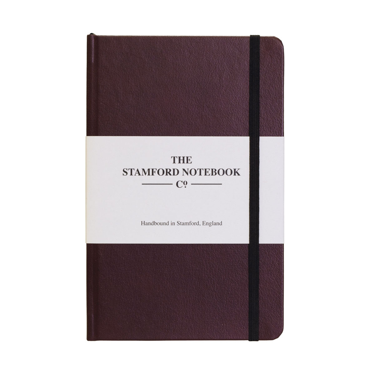 The Recycled Leather Notebook - Burgundy