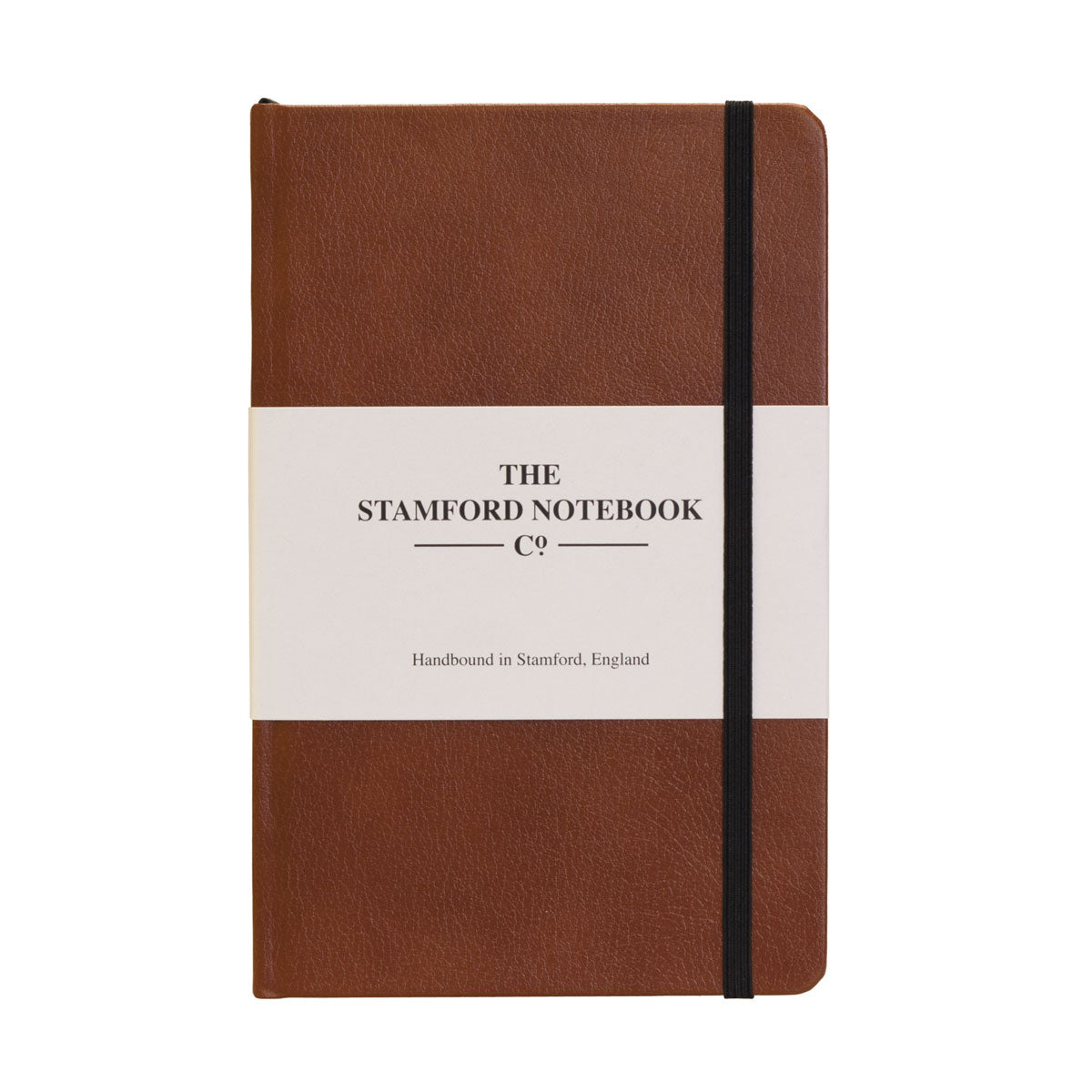 The Recycled Leather Notebook - Mid Brown