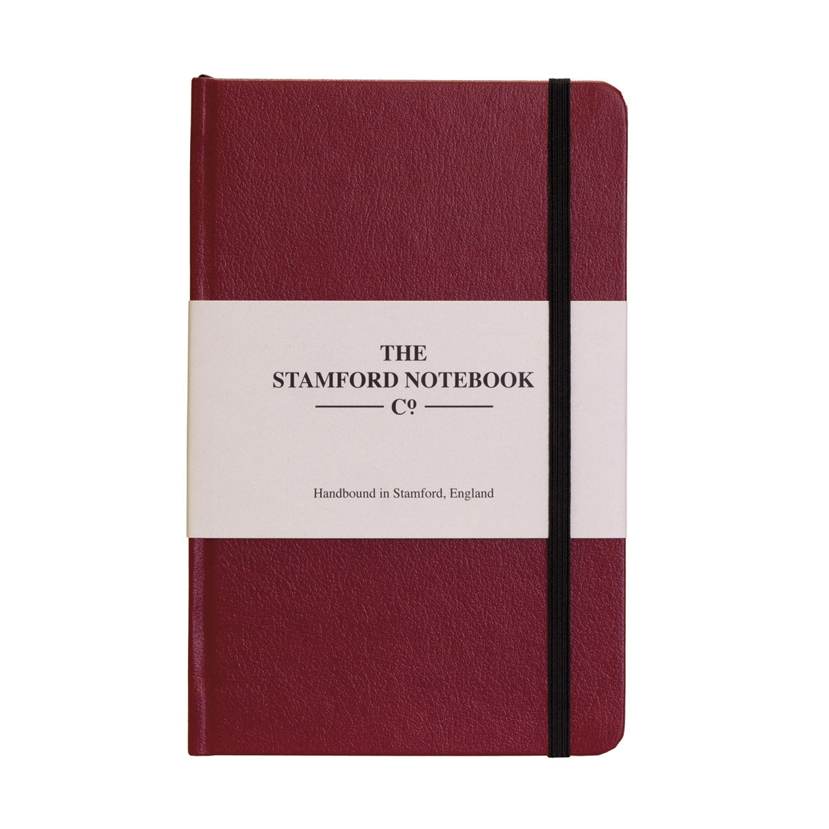 The Recycled Leather Notebook - Claret