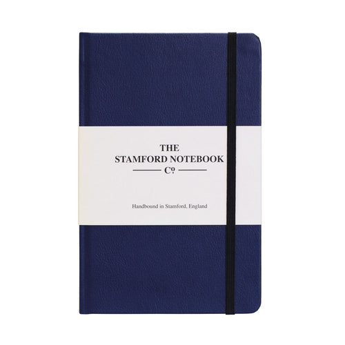 The Recycled Leather Notebook - Royal Blue