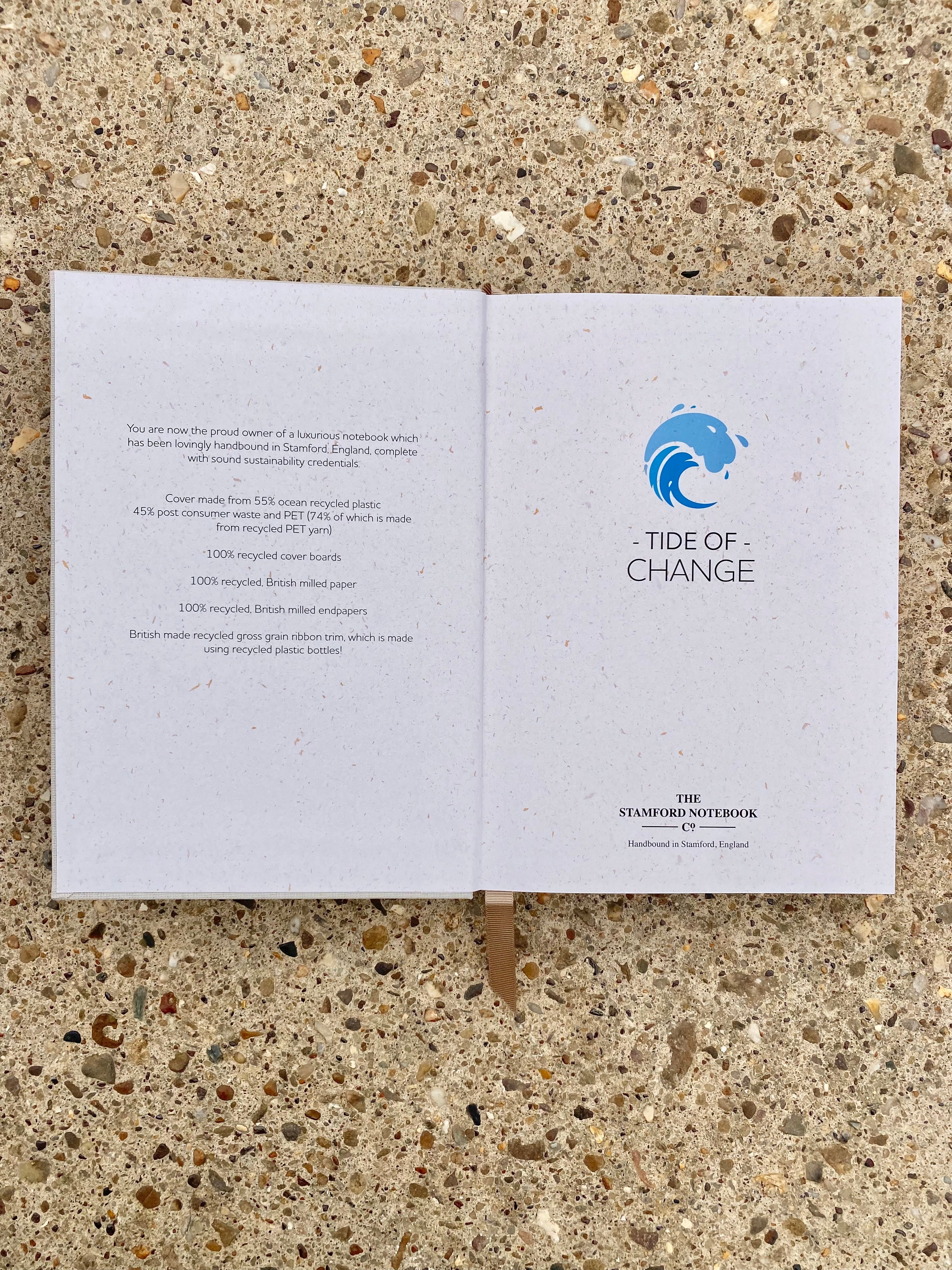 The Tide of Change Notebook - Oyster