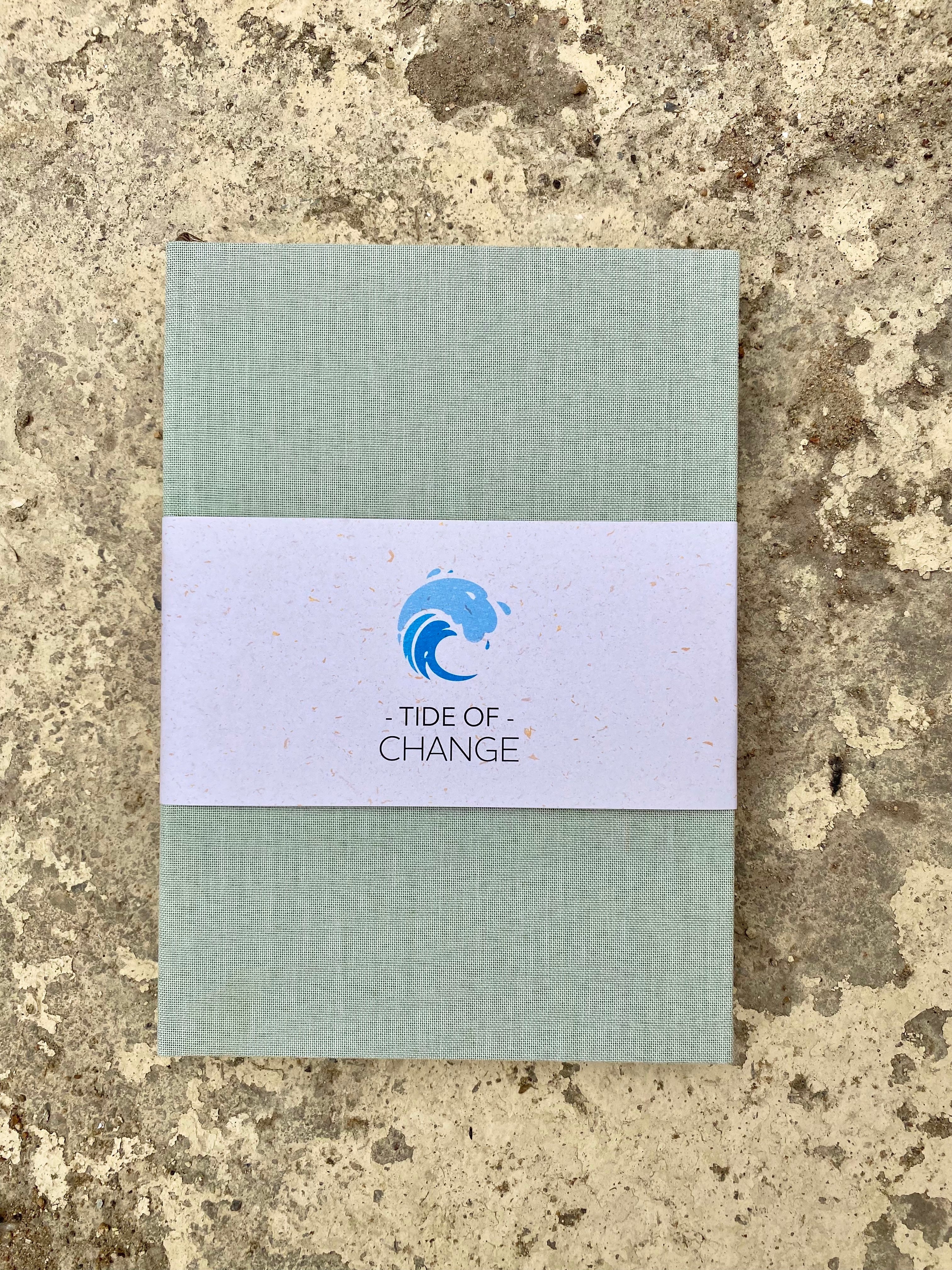 The Tide of Change Notebook - Seafoam
