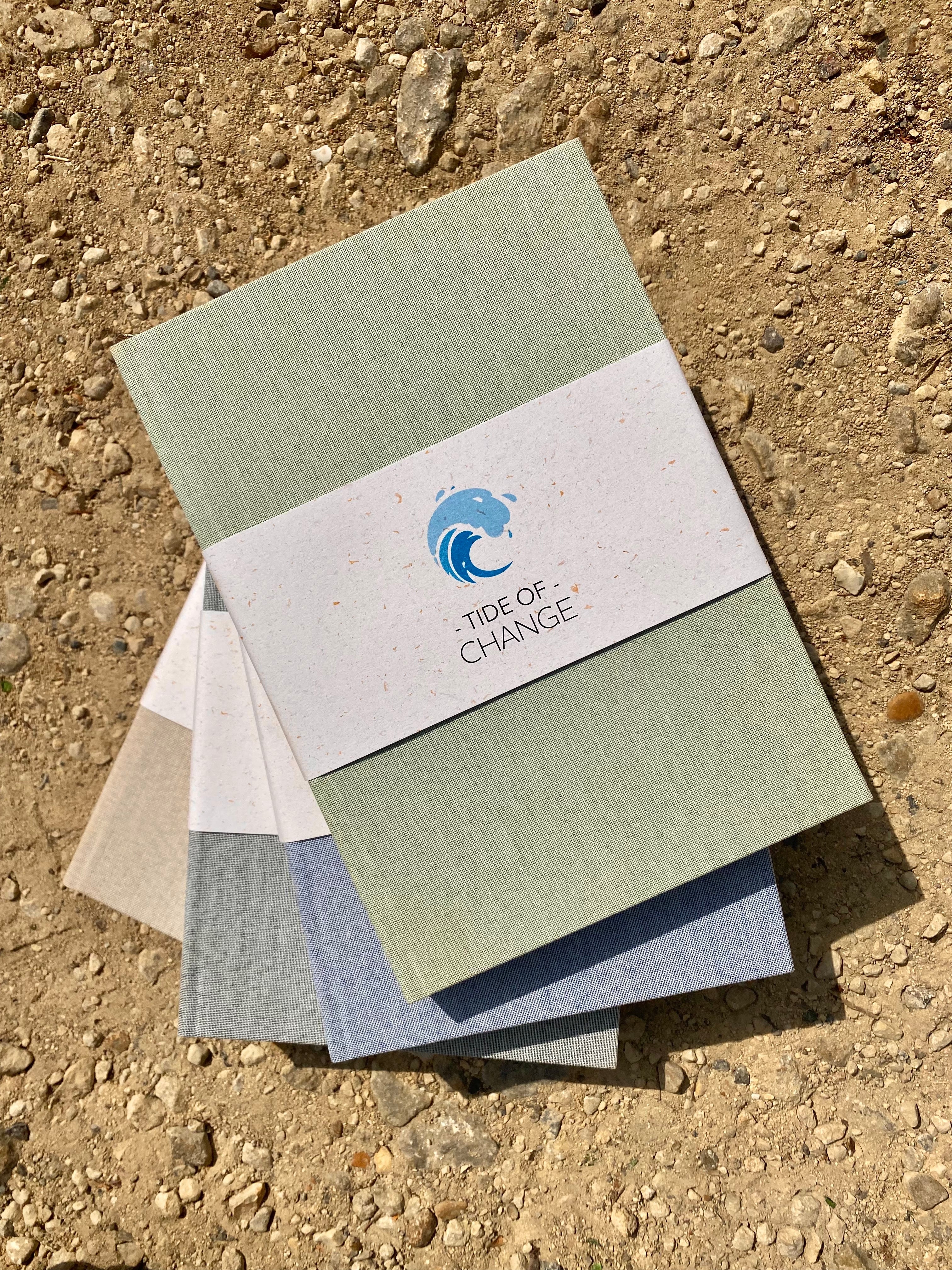 The Tide of Change Notebook - Seafoam