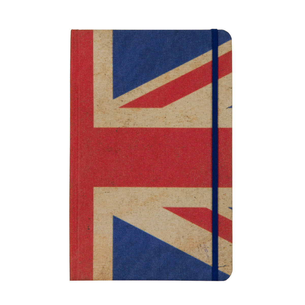 Printed Union Jack Cloth Handbound Notebook Unique