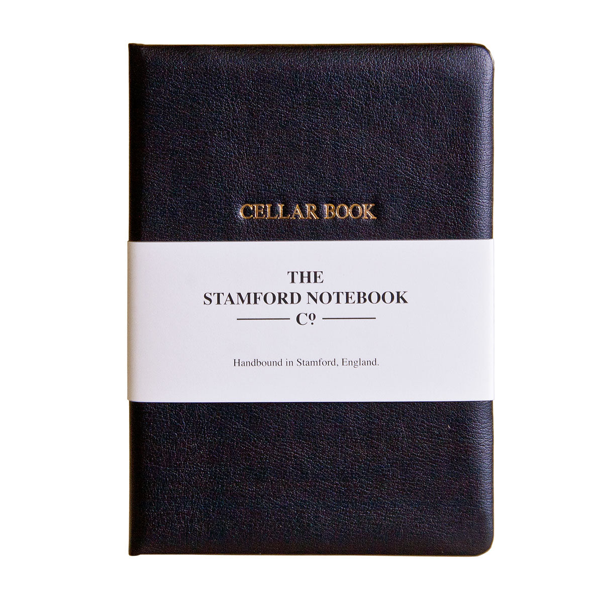 Leather Wine Cellar Book - Black