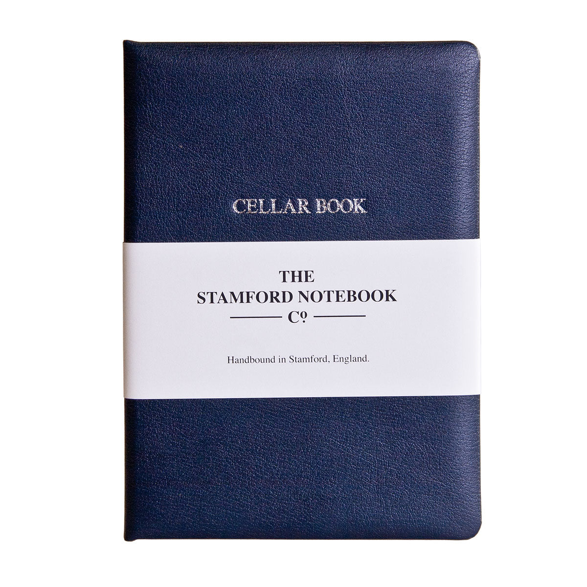 Leather Wine Cellar Book - Navy Blue