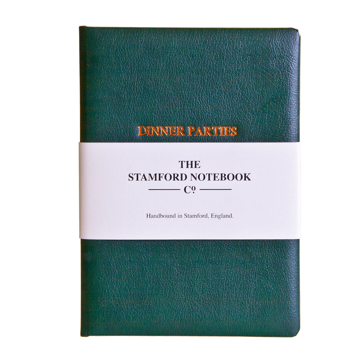 Leather Dinner Party Book - Green