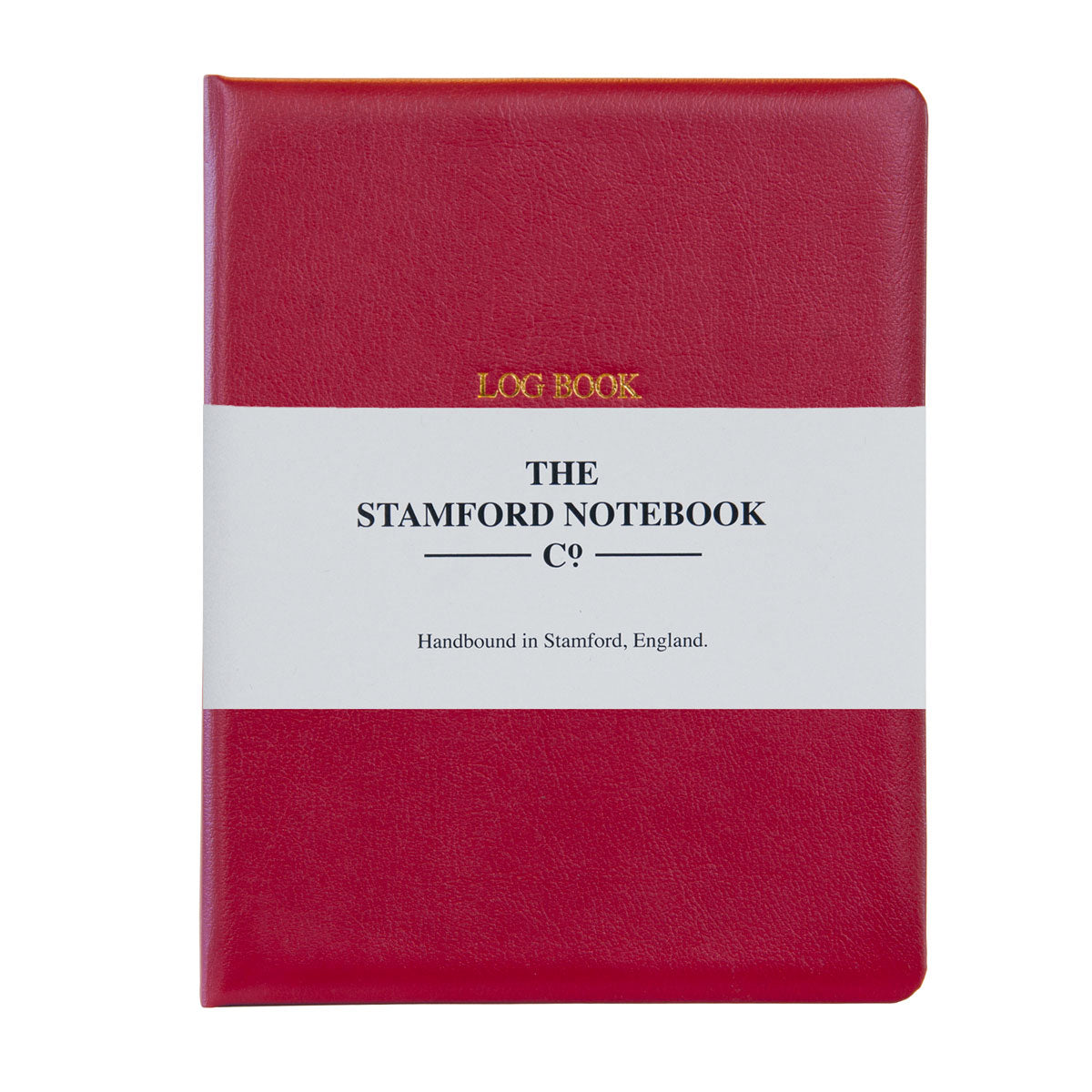 Leather Sailing Log Book - Claret