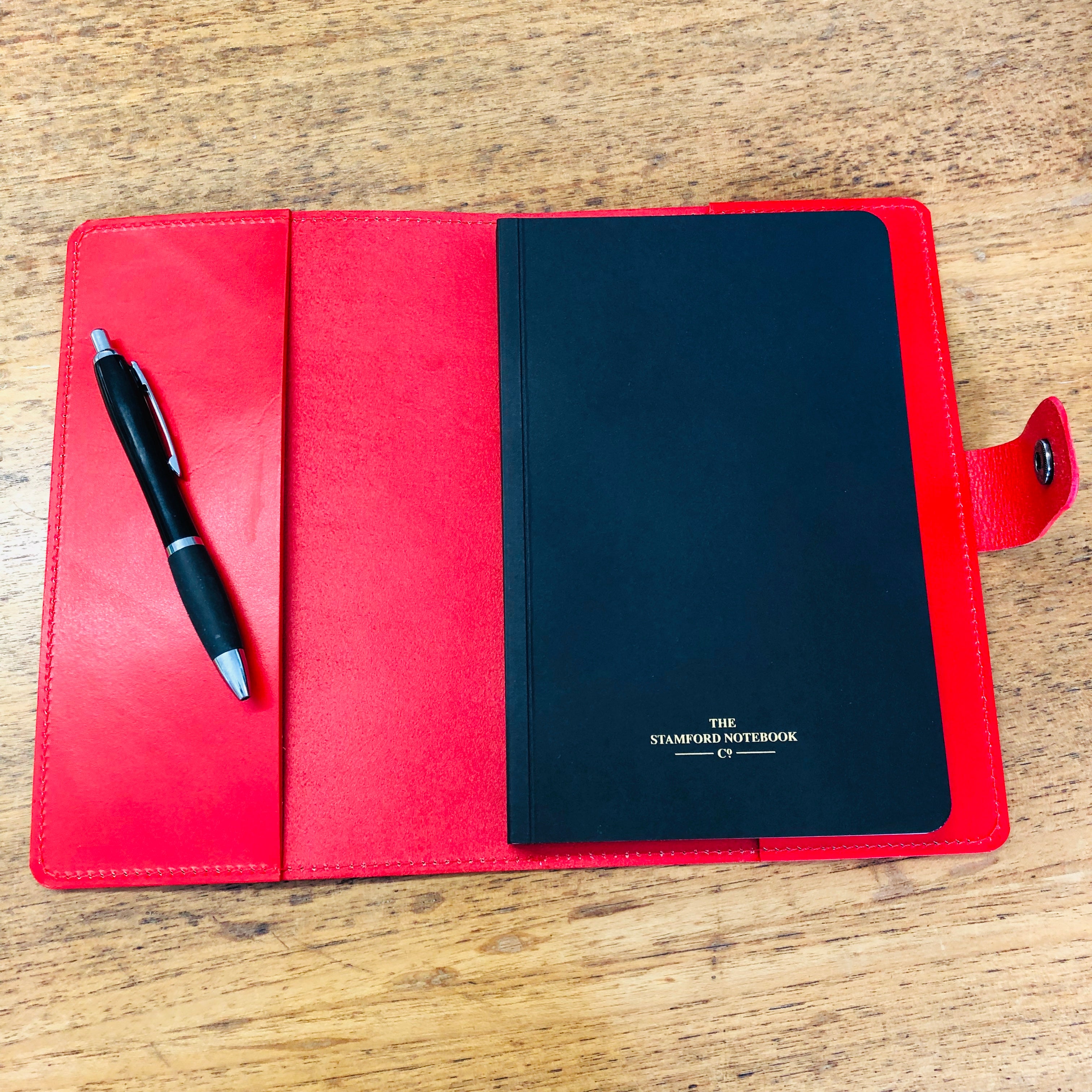 Internal Image of Leather Refillable Burghley Journal