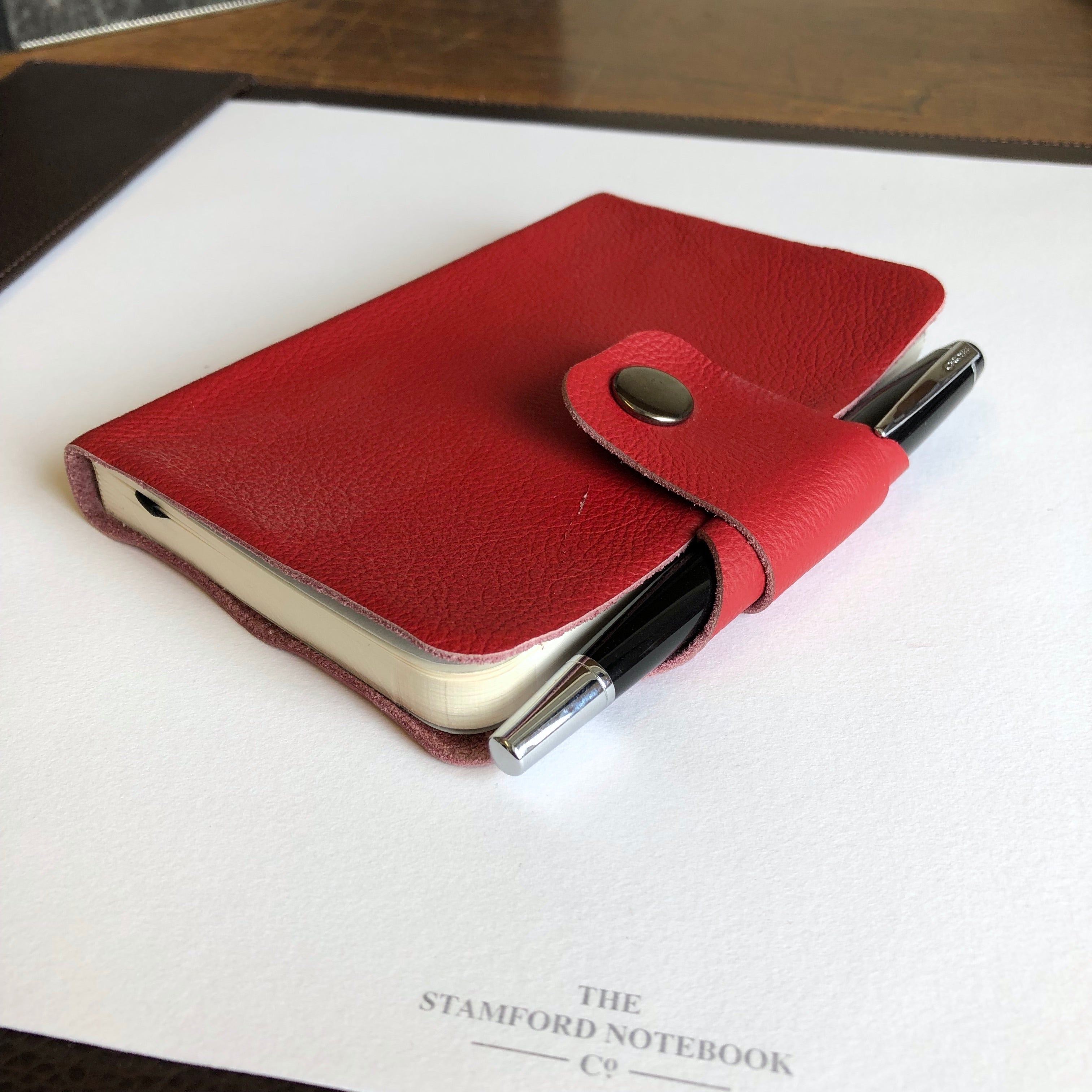 Rutland Luxury Leather Notebook with pen