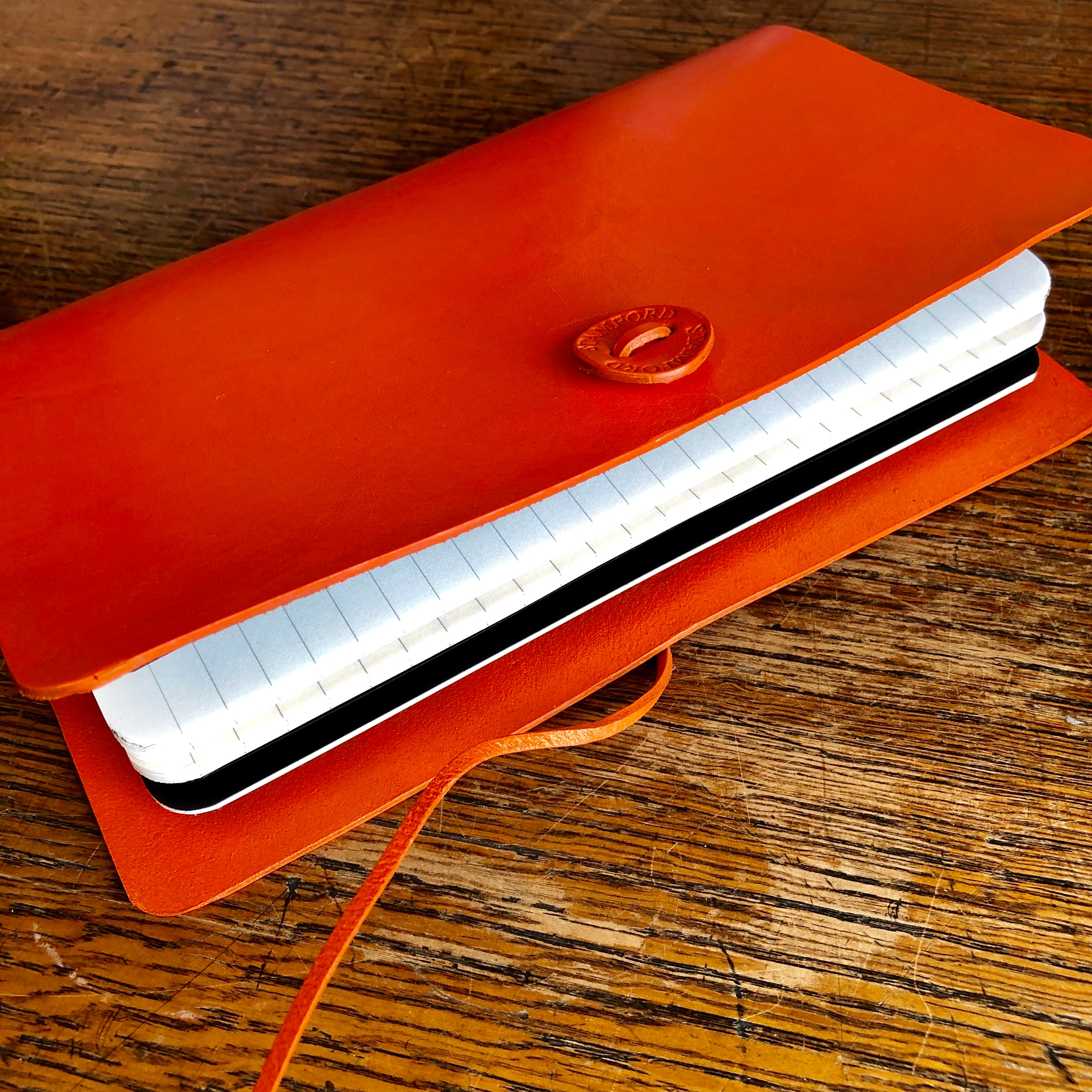 Internal Image Leather Refillable Travellers Journal