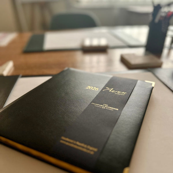 The Aurum Leather Appointment Desk Diary