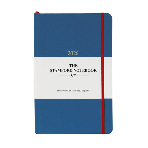 Woven Cloth Diary 2026 Cornflower Blue